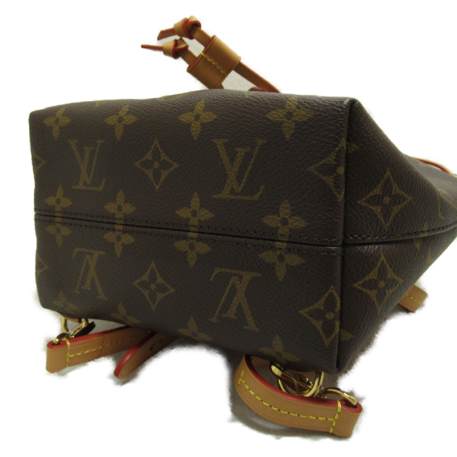 LOUIS VUITTON Monogram Montsouris金扣背包啡色