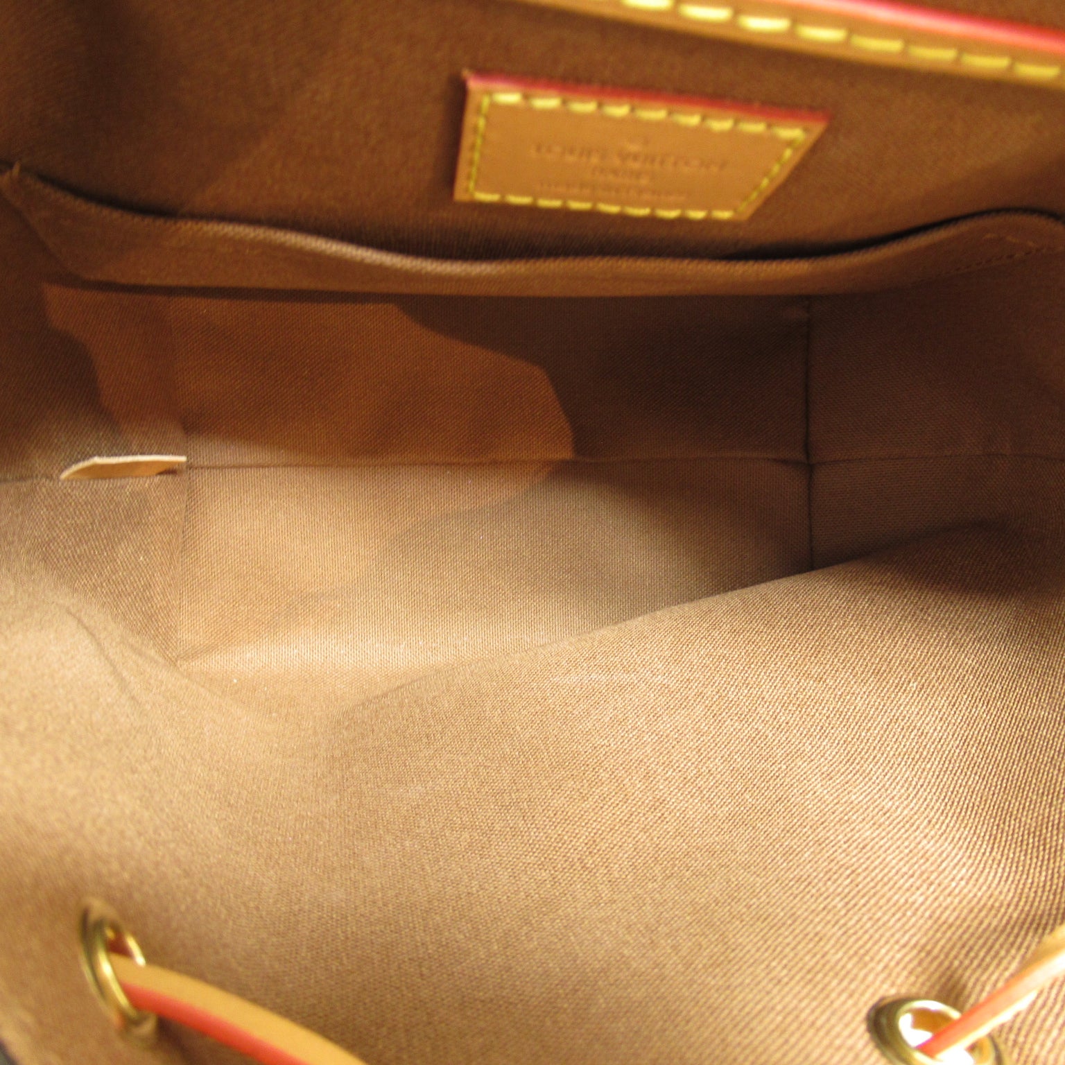 LOUIS VUITTON Monogram Montsouris金扣背包啡色