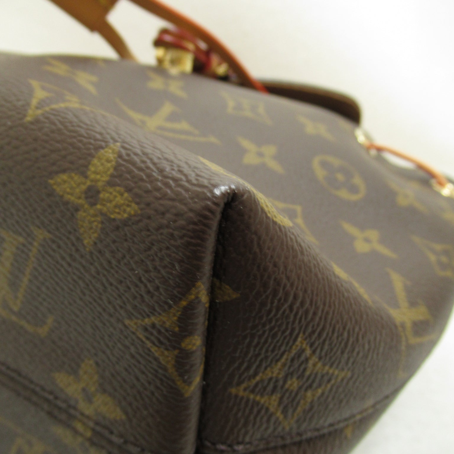LOUIS VUITTON Monogram Montsouris金扣背包啡色