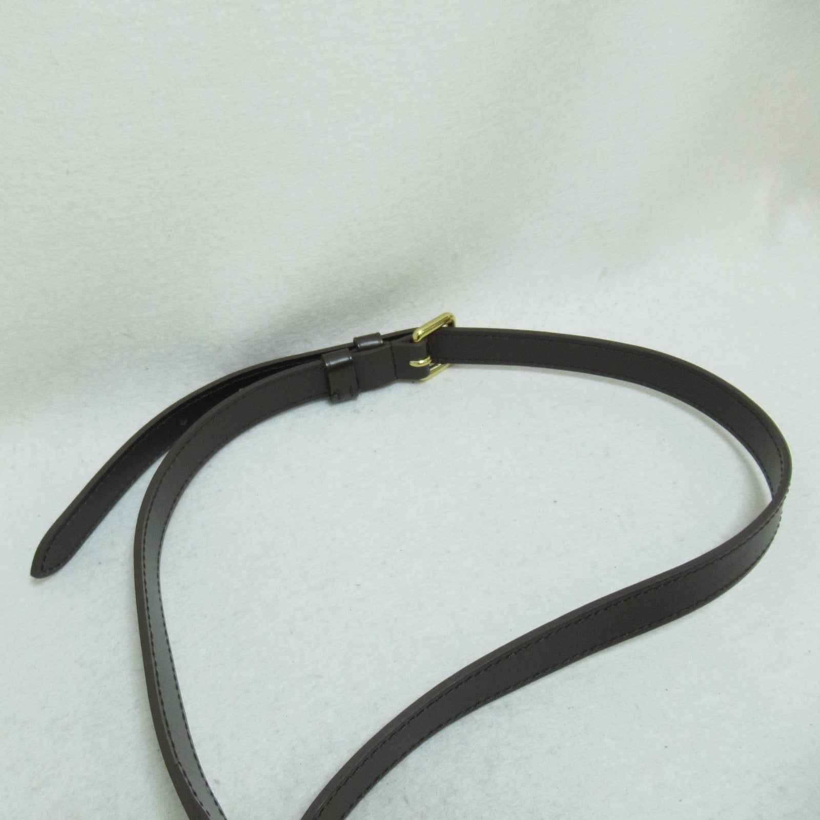 LOUIS VUITTON Damier Bloomsbury PM金扣肩背袋啡色