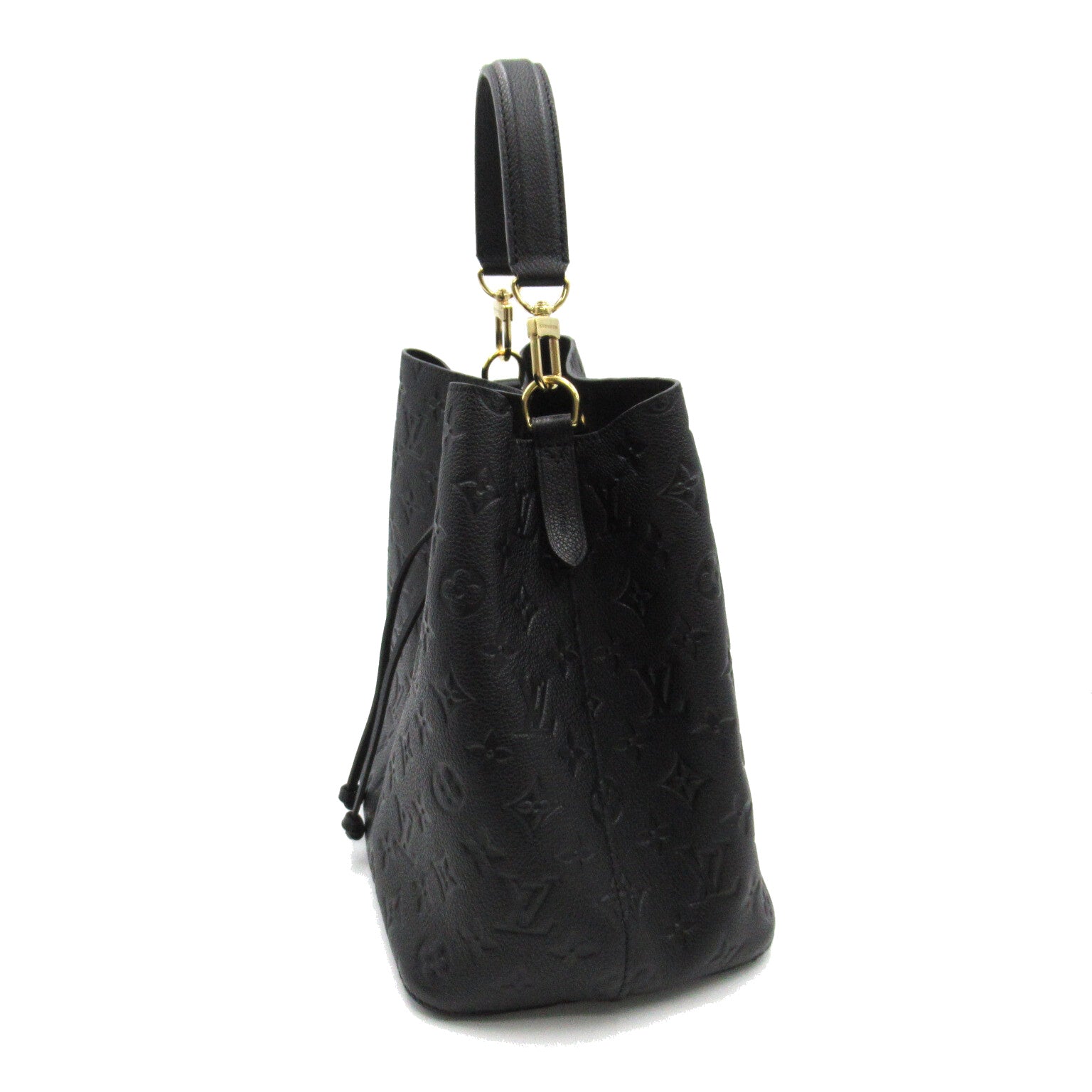 LOUIS VUITTON Monogram Empreinte NeoNoe MM手挽肩背兩用袋黑色