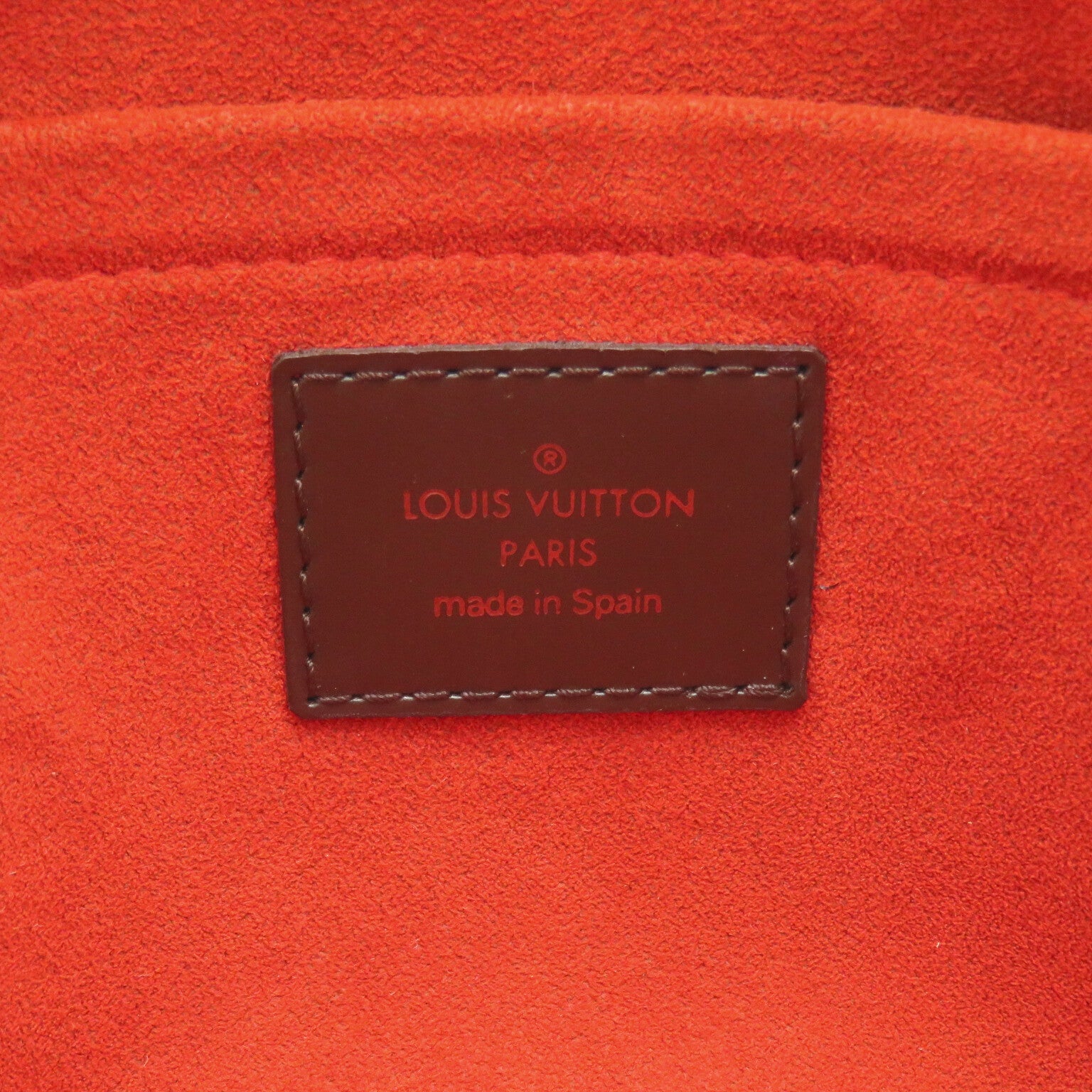 LOUIS VUITTON Damier Sarria Mini金扣手挽袋啡色