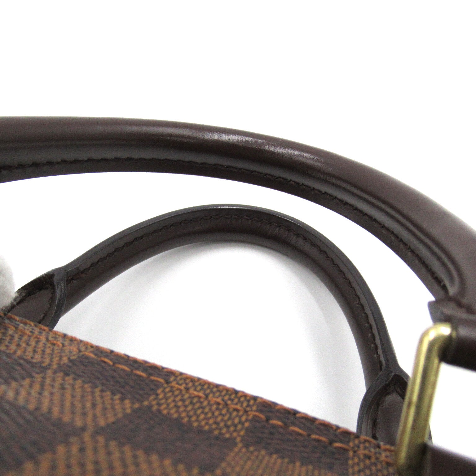 LOUIS VUITTON Damier Speedy 30金扣手挽袋啡色