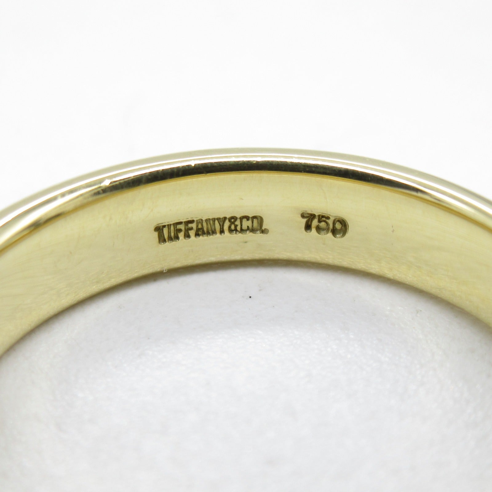 TIFFANY＆CO 18K黃金Door Knock Pearl Ring珍珠戒指US#5.25