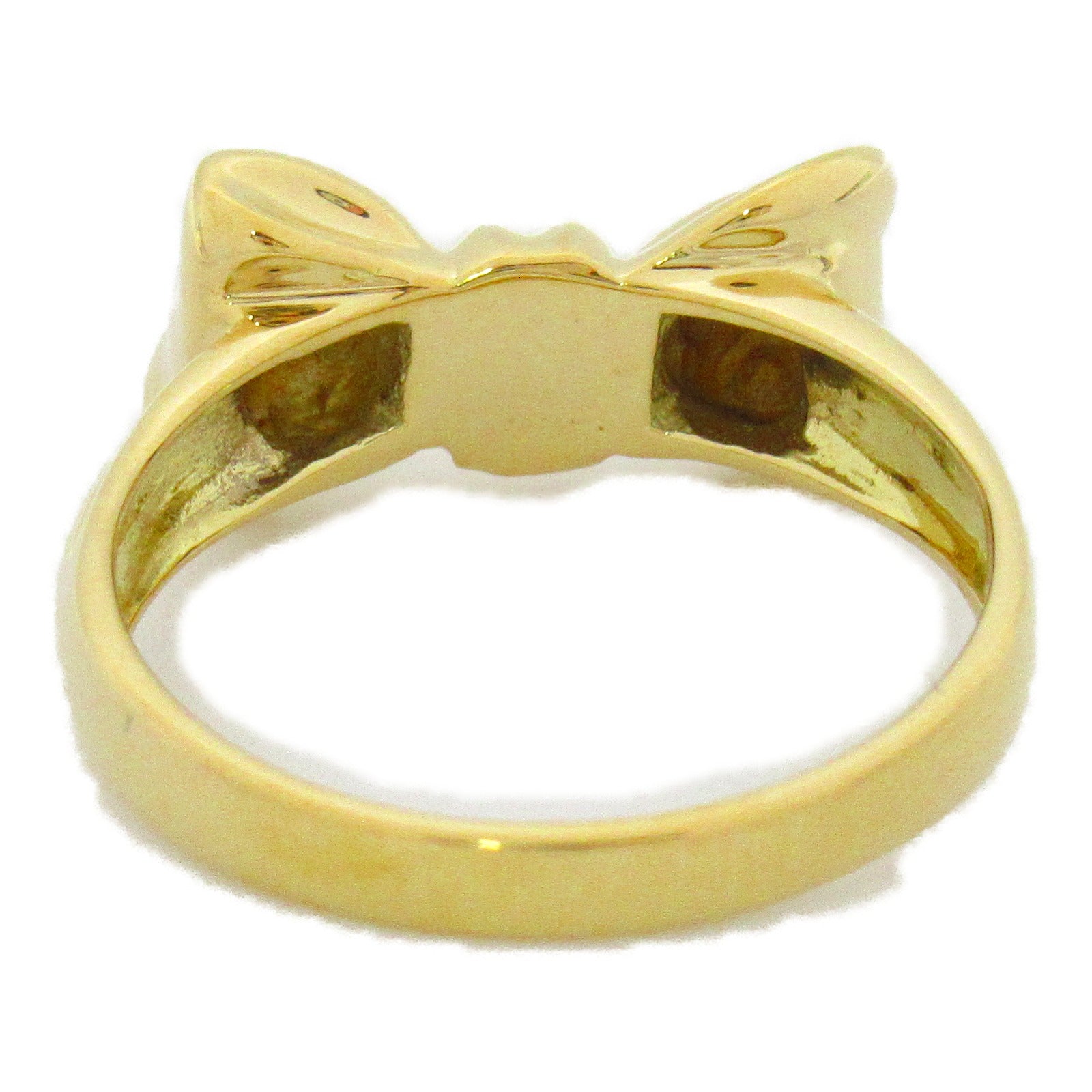 TIFFANY＆CO 18K黃金Ribbon Ring戒指US#6.25