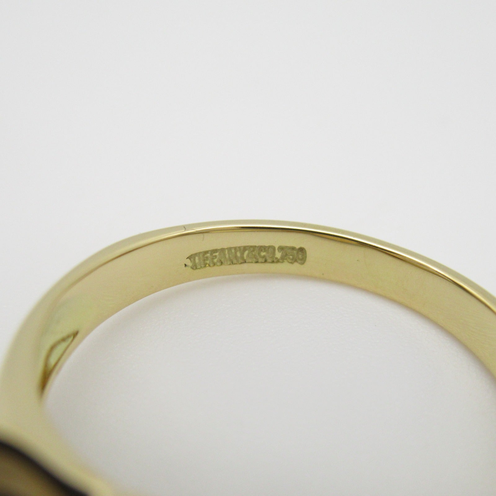 TIFFANY＆CO 18K黃金Ribbon Ring戒指US#6.25