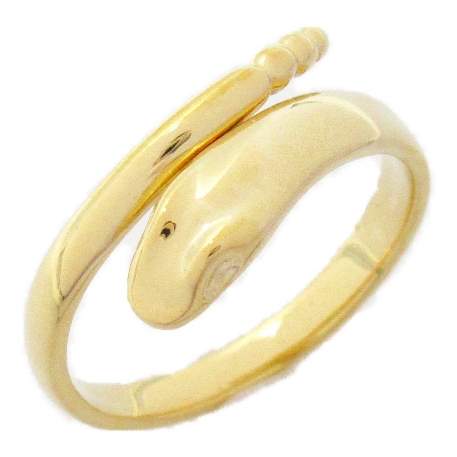 TIFFANY＆CO 18K黃金Snake Ring戒指US#5.25