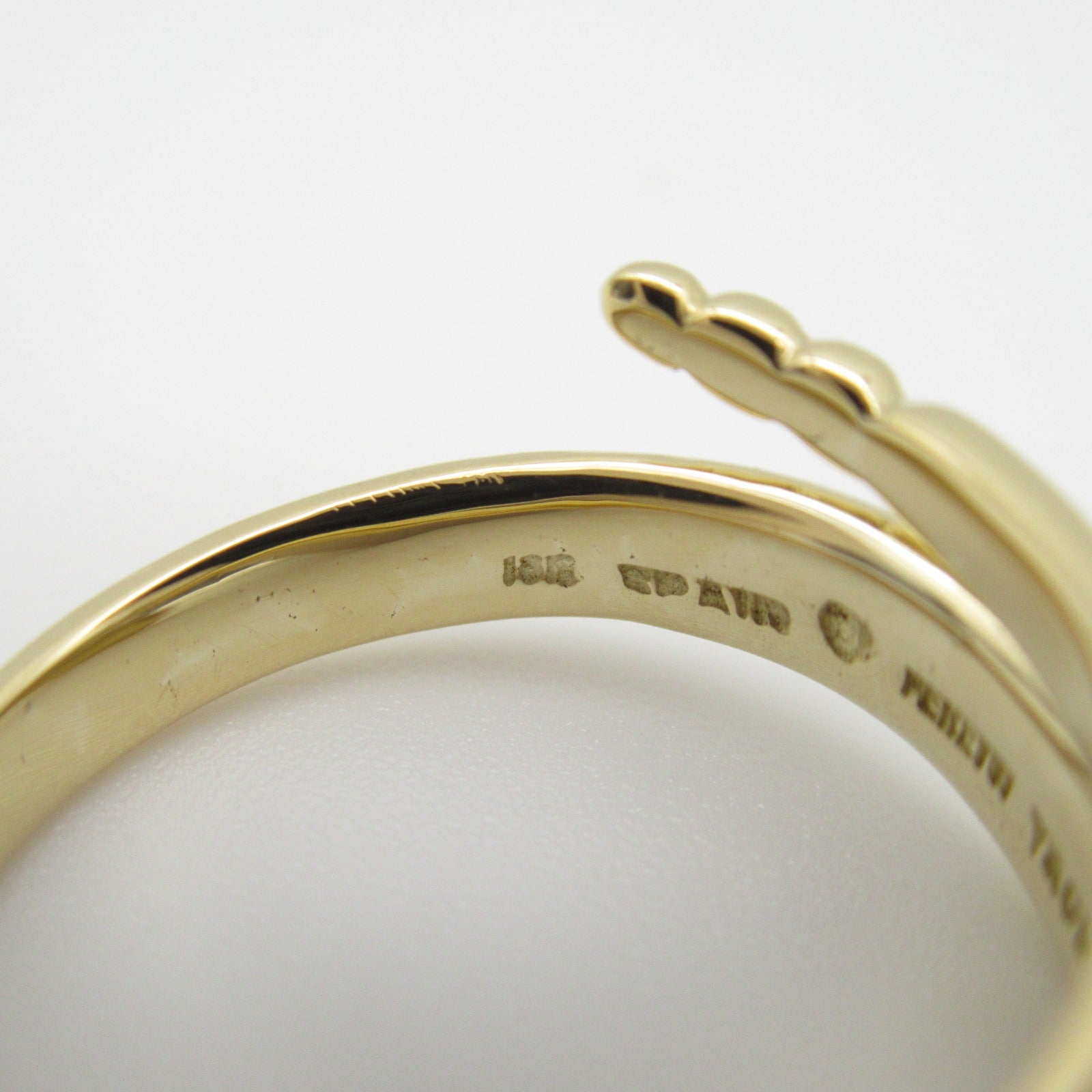 TIFFANY＆CO 18K黃金Snake Ring戒指US#5.25