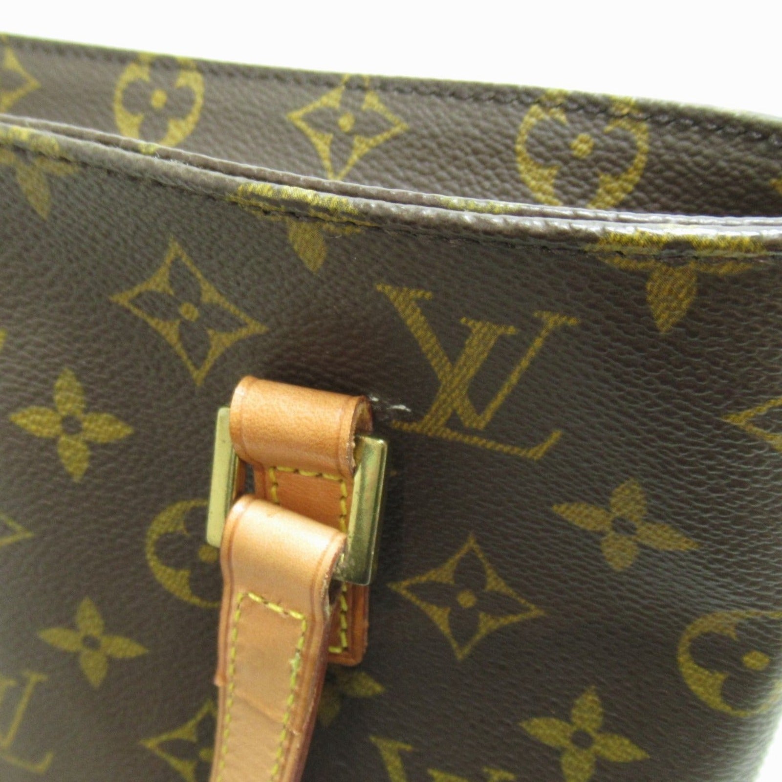 LOUIS VUITTON Monogram Vavin PM金扣手挽袋啡色