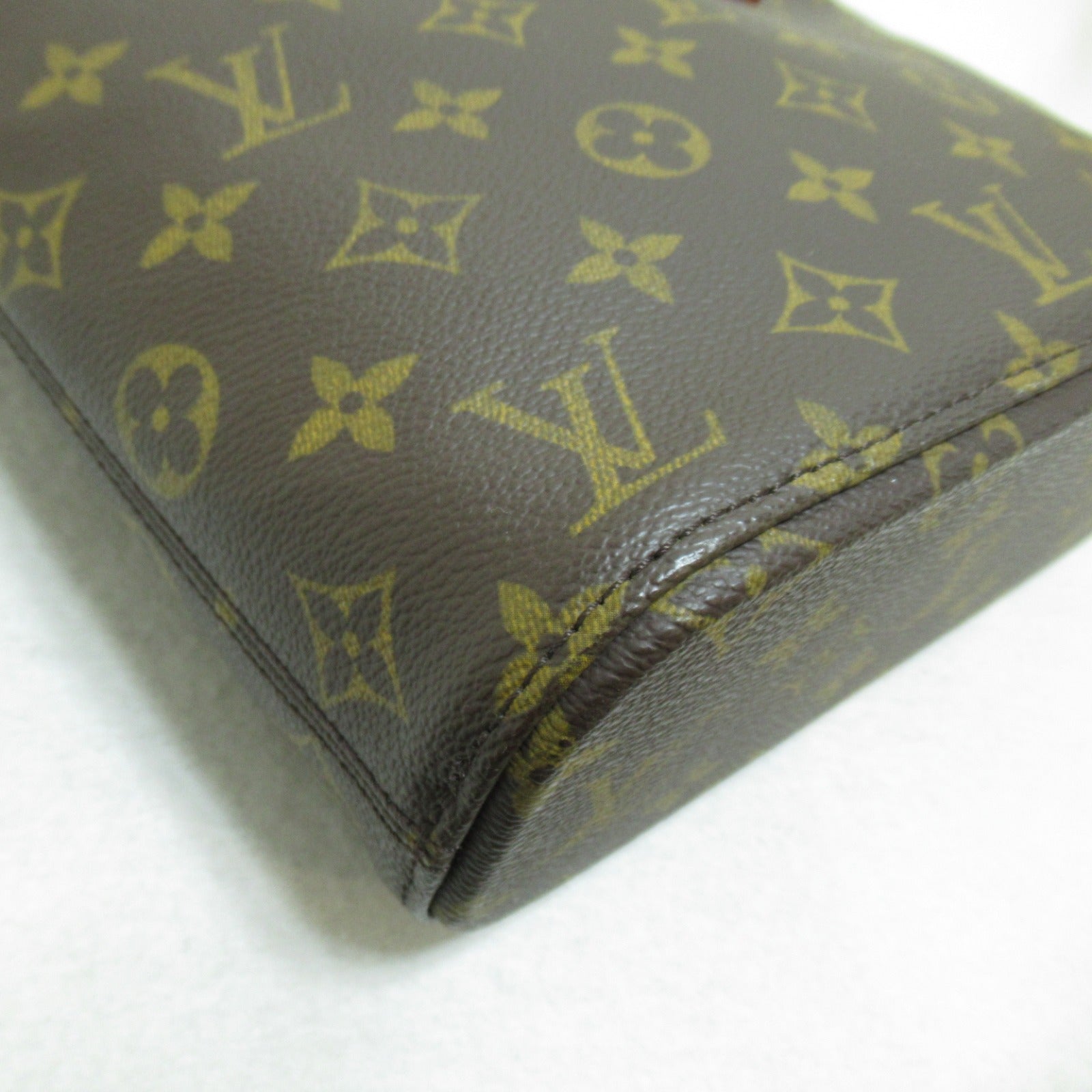 LOUIS VUITTON Monogram Vavin PM金扣手挽袋啡色
