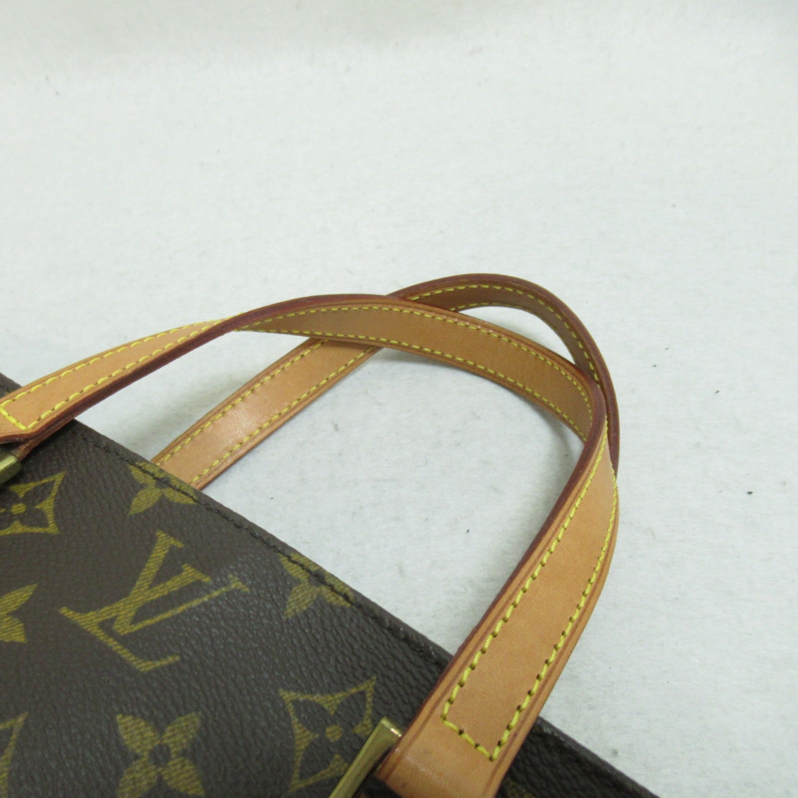 LOUIS VUITTON Monogram Vavin PM金扣手挽袋啡色