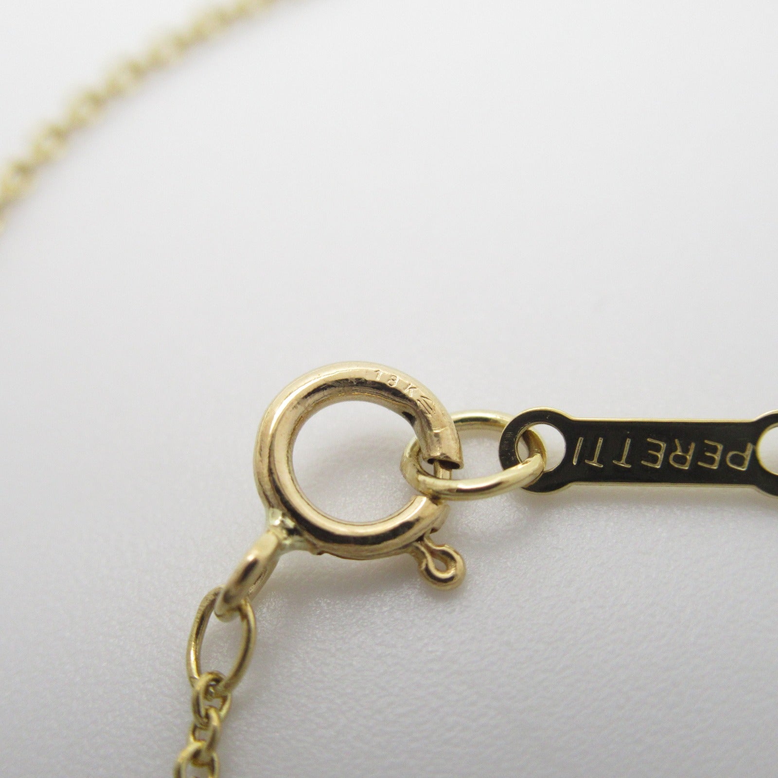TIFFANY＆CO 18K黃金Infinity Cross Pendant/Necklace項鍊