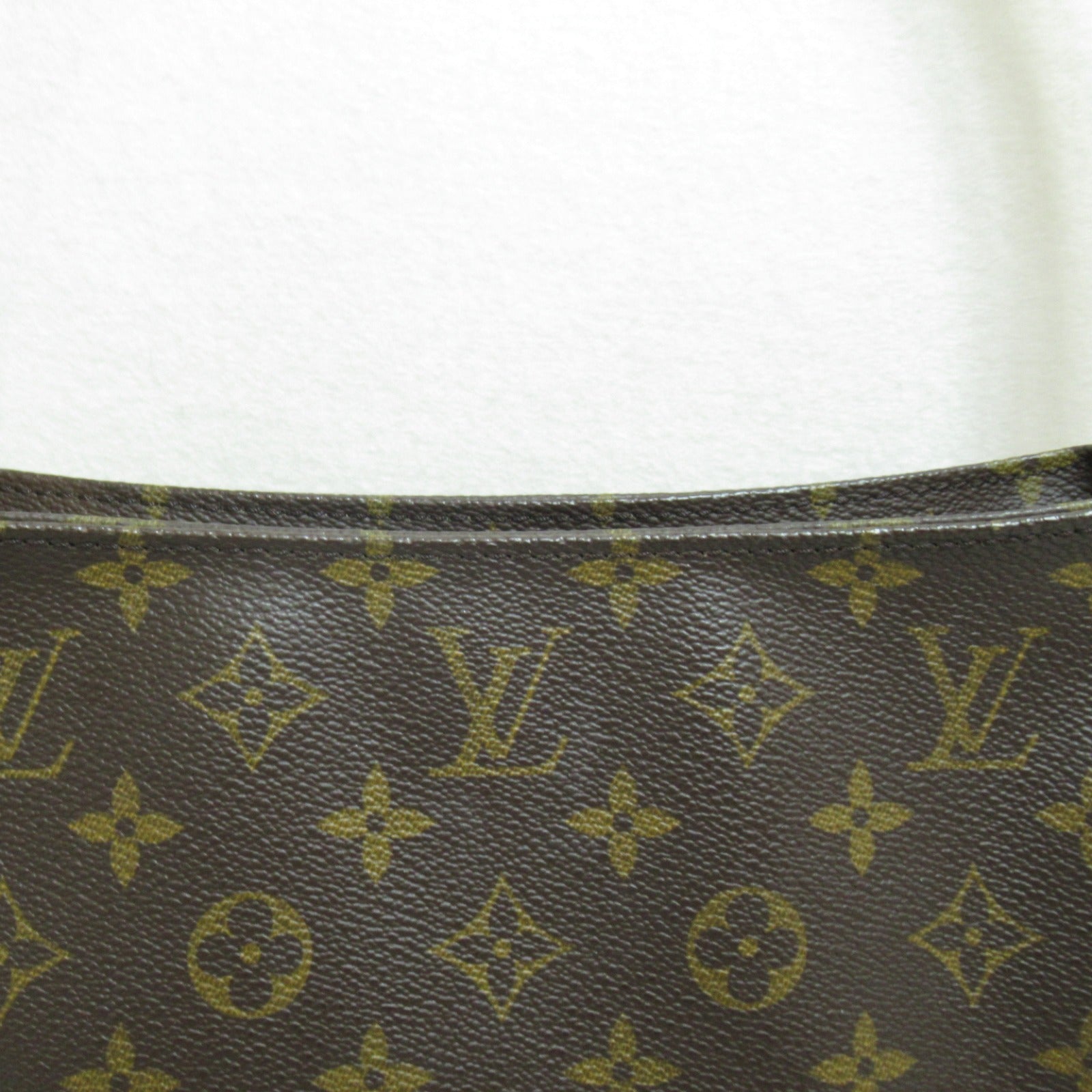 LOUIS VUITTON Monogram Looping MM金扣肩背袋啡色
