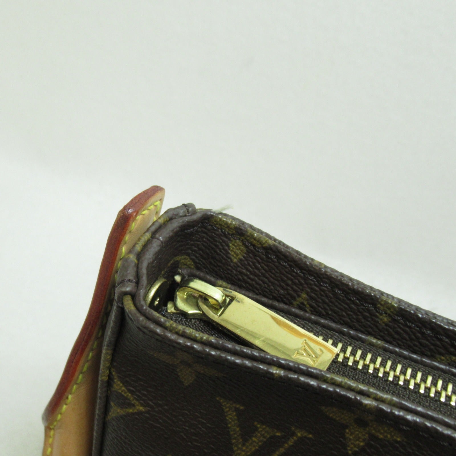 LOUIS VUITTON Monogram Looping MM金扣肩背袋啡色