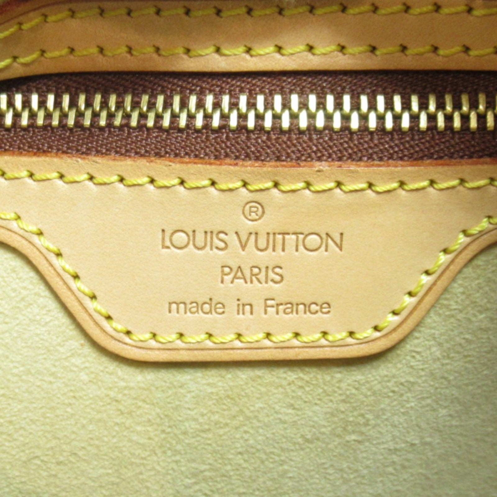 LOUIS VUITTON Monogram Looping MM金扣肩背袋啡色