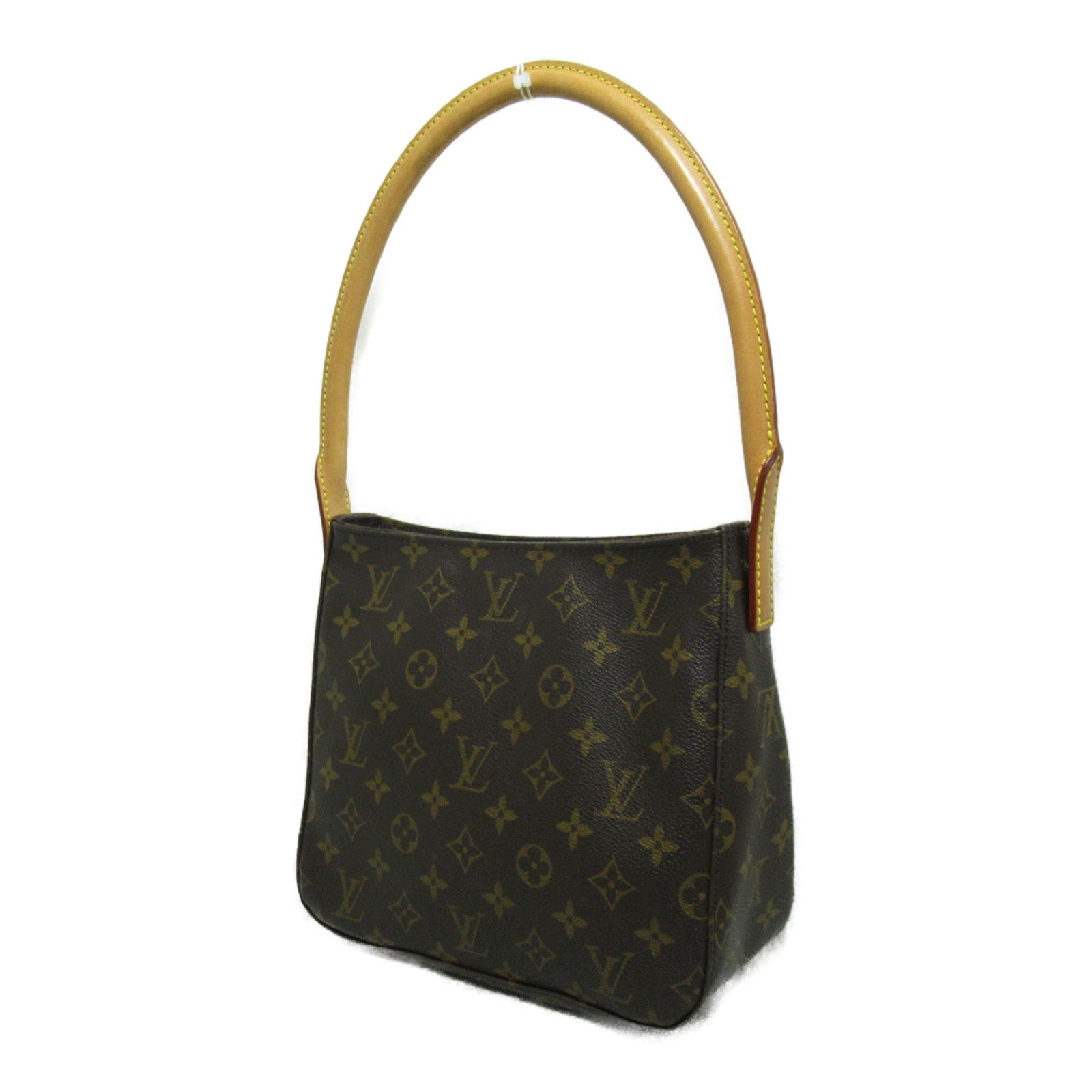LOUIS VUITTON Monogram Looping MM金扣肩背袋啡色