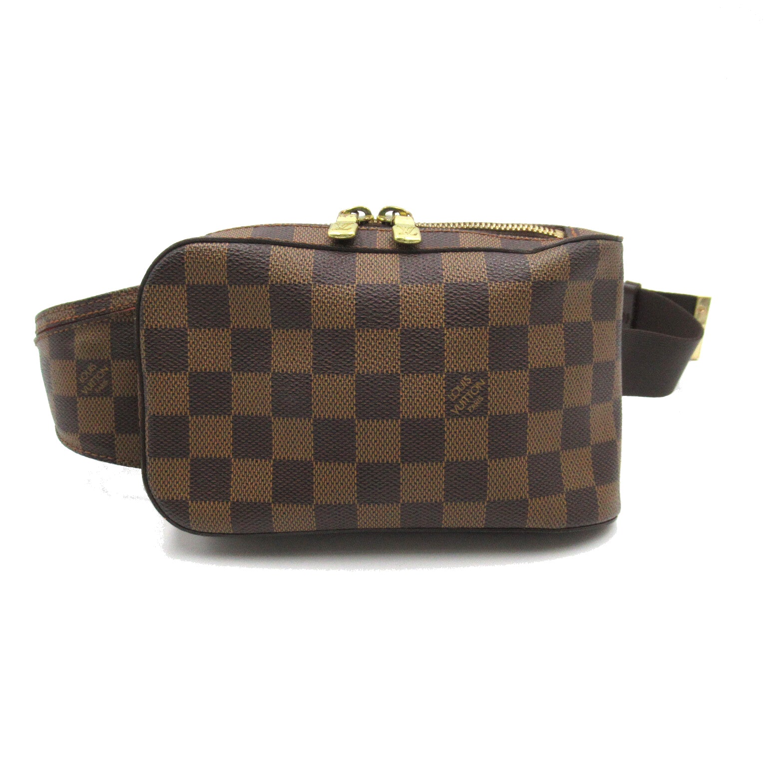 LOUIS VUITTON Damier Geronimos金扣腰包啡色