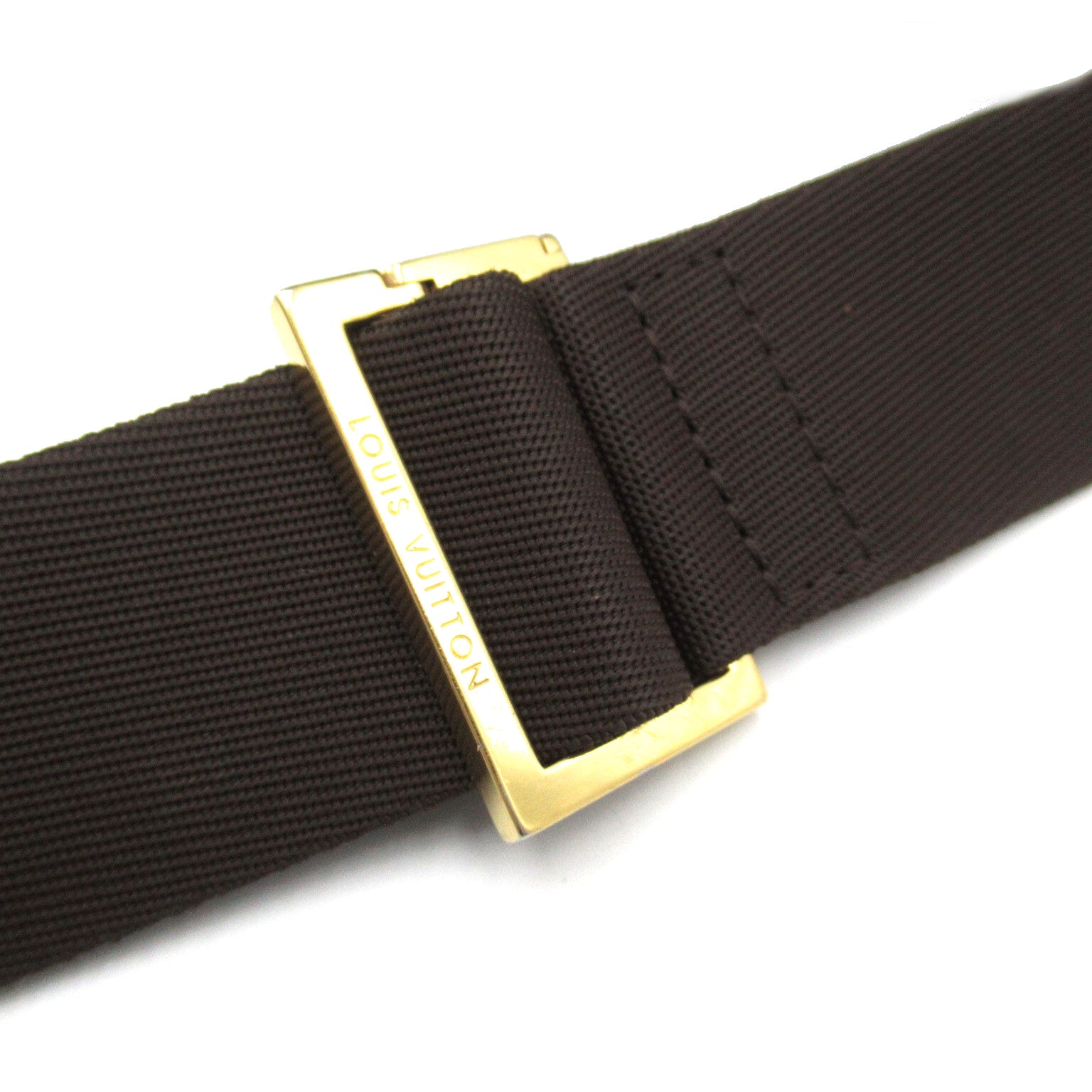 LOUIS VUITTON Damier Geronimos金扣腰包啡色