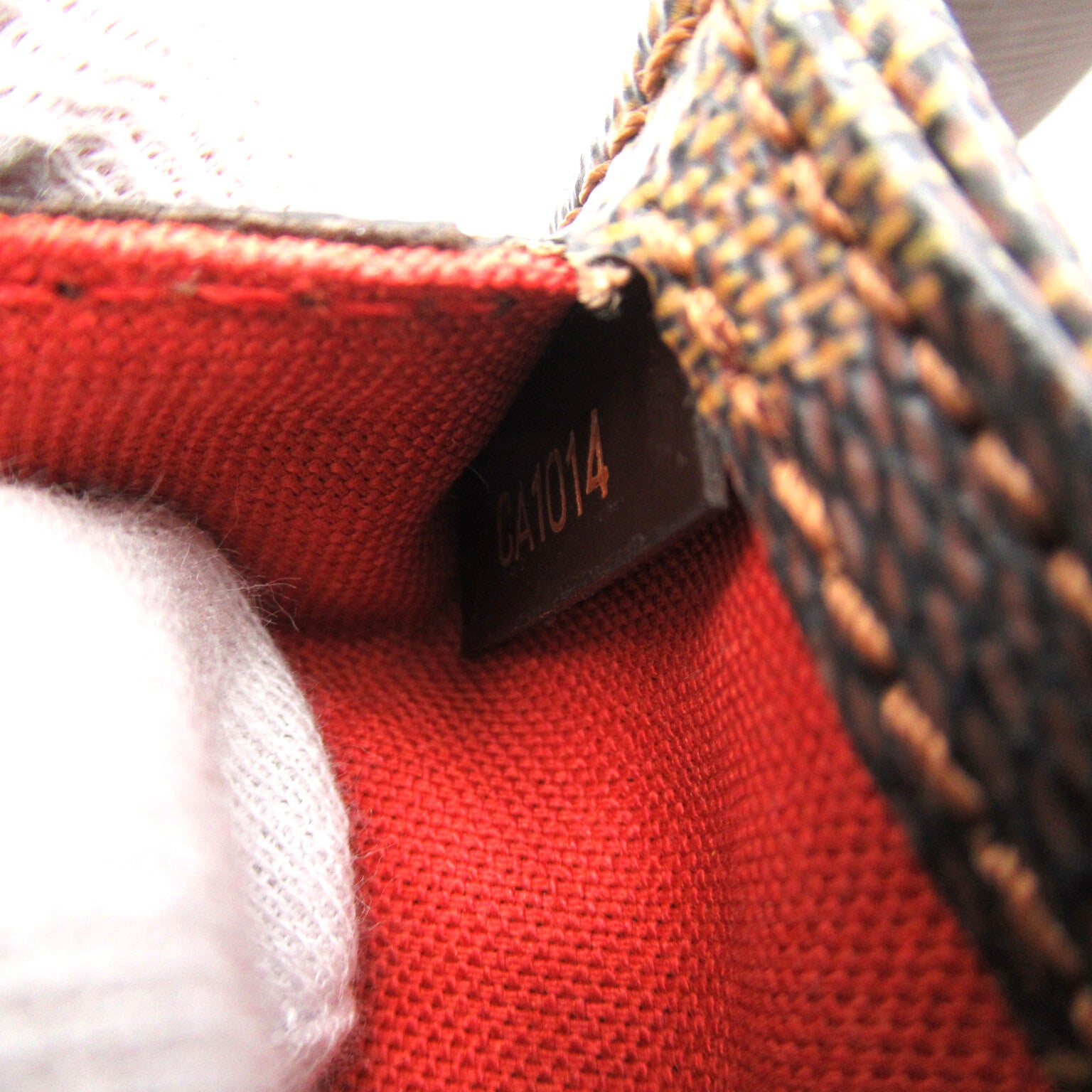 LOUIS VUITTON Damier Geronimos金扣腰包啡色