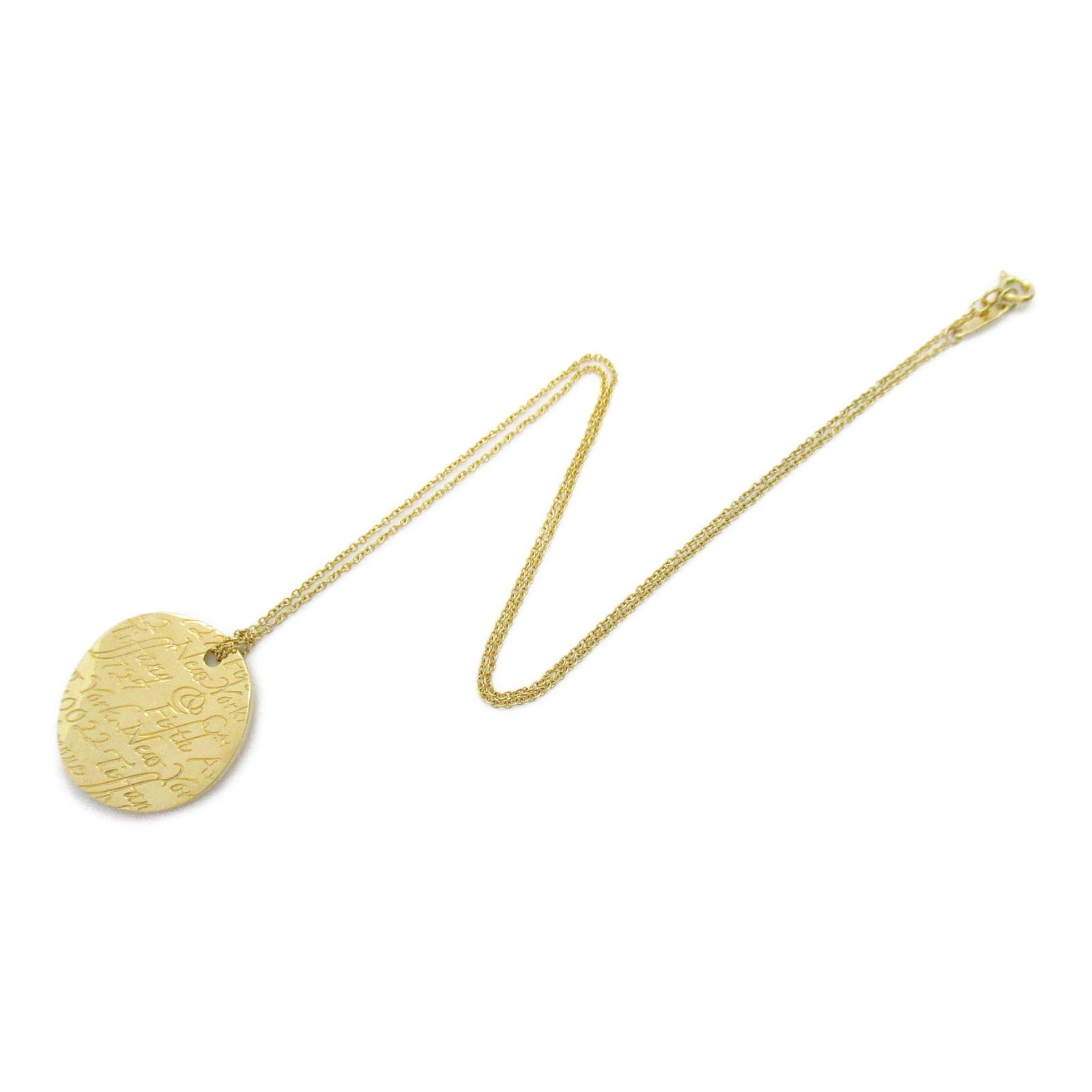TIFFANY＆CO 18K黃金Notes Circle Necklace項鍊