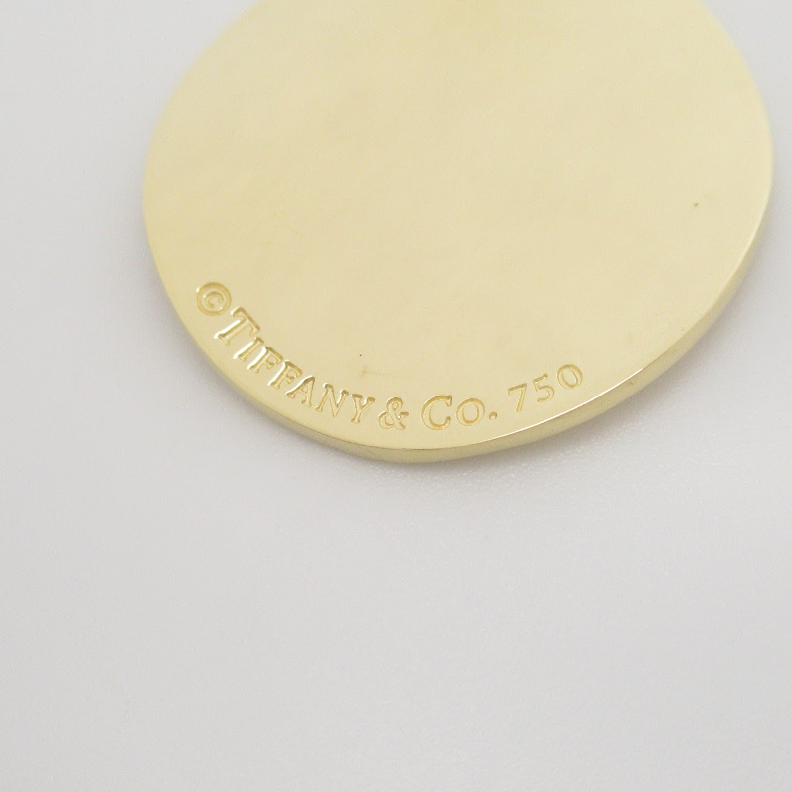 TIFFANY＆CO 18K黃金Notes Circle Necklace項鍊