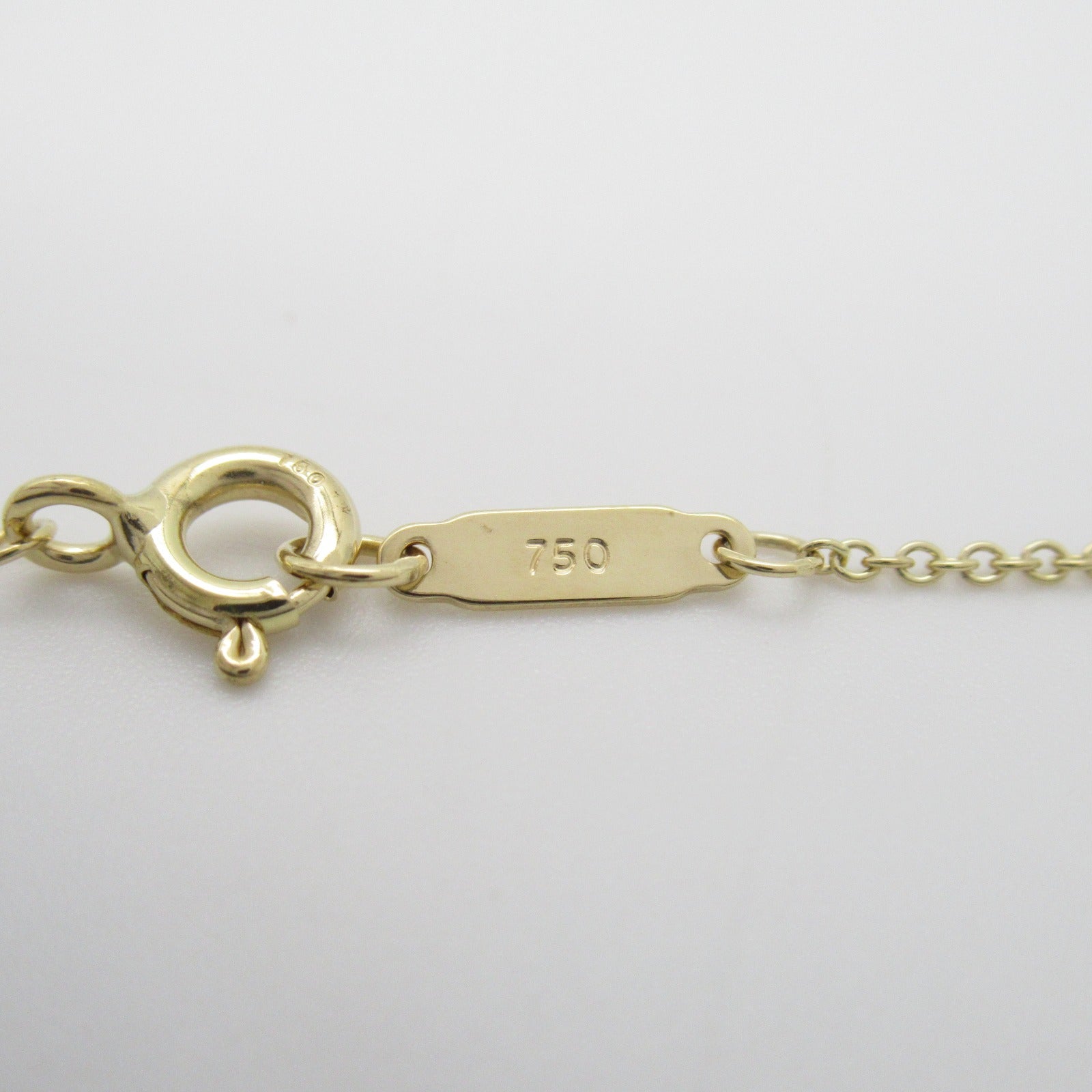 TIFFANY＆CO 18K黃金Notes Circle Necklace項鍊