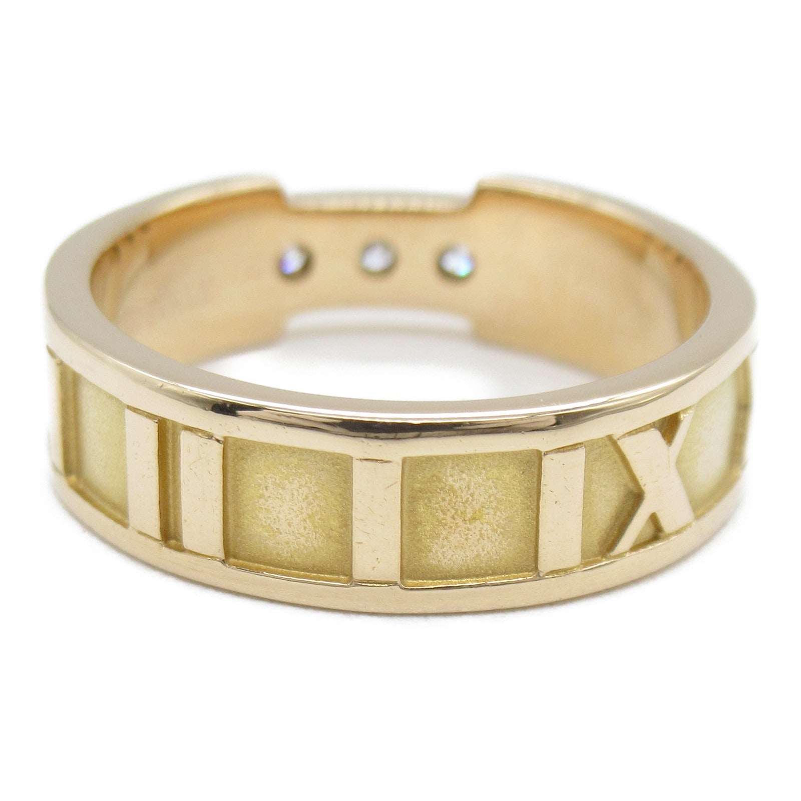 TIFFANY＆CO 18K玫瑰金Atlas 3 Diamond Ring鑽石戒指US#5.25