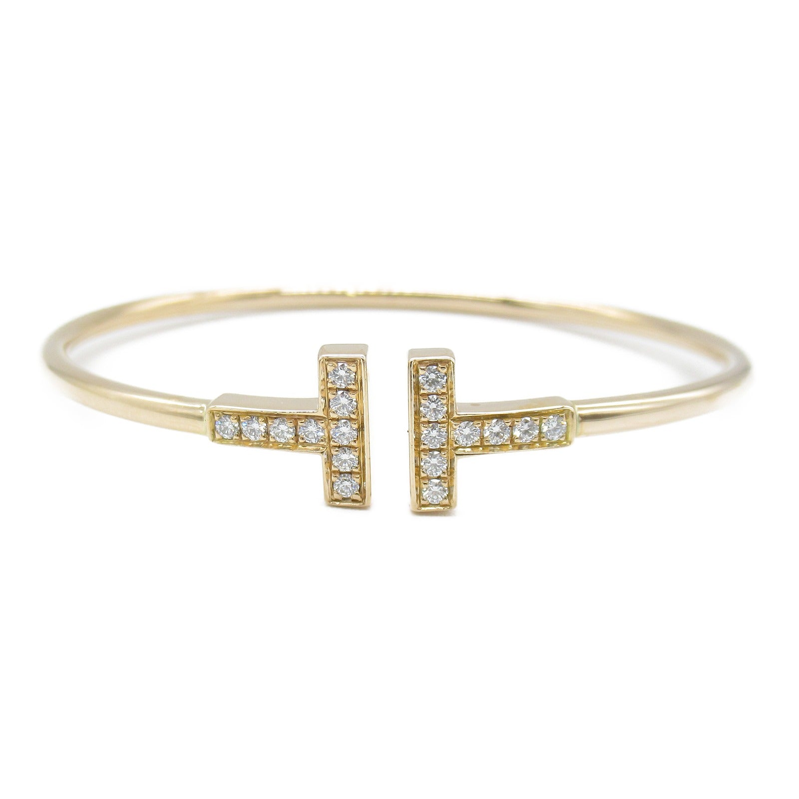 TIFFANY＆CO 18K玫瑰金T Wire Bracelet手鐲