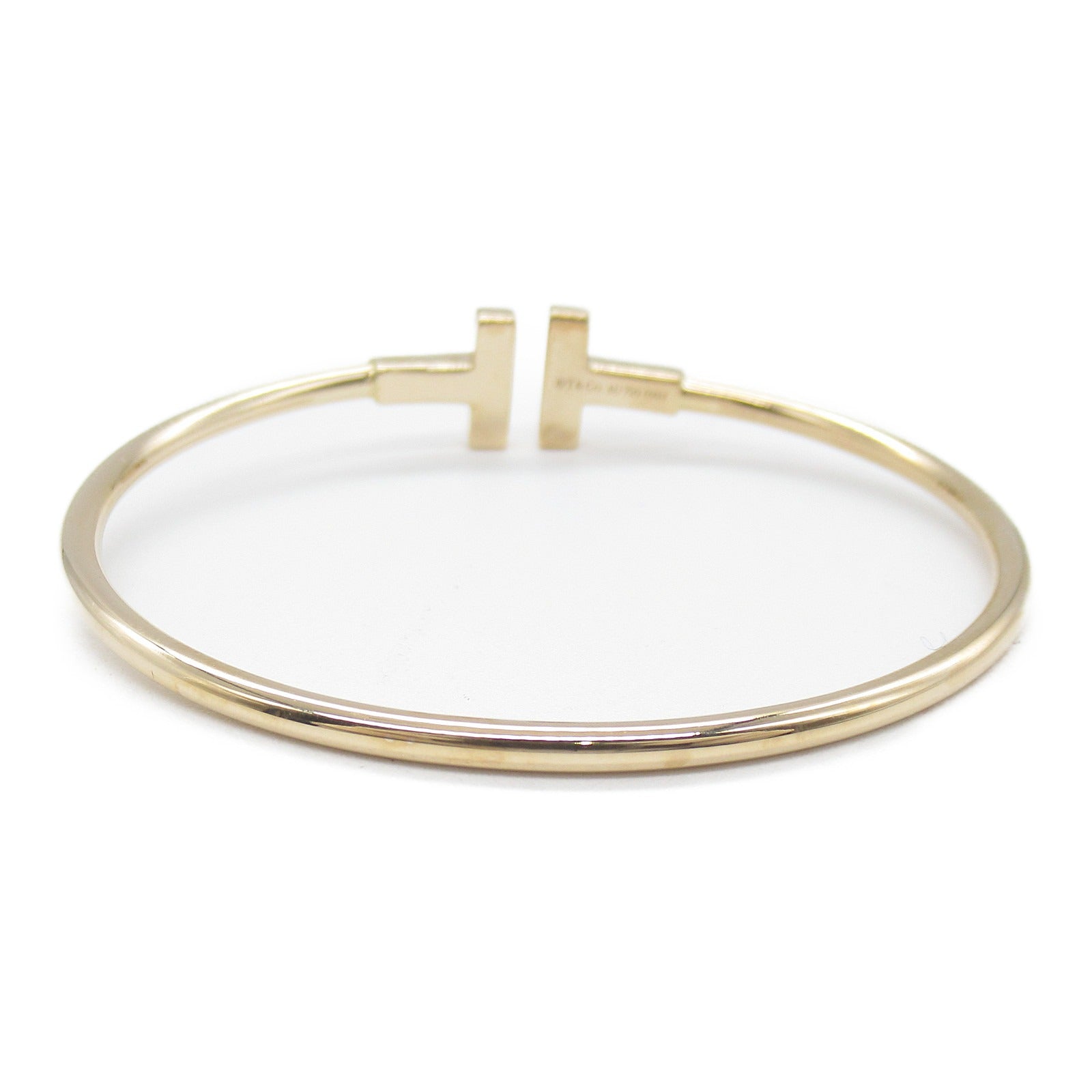 TIFFANY＆CO 18K玫瑰金T Wire Bracelet手鐲