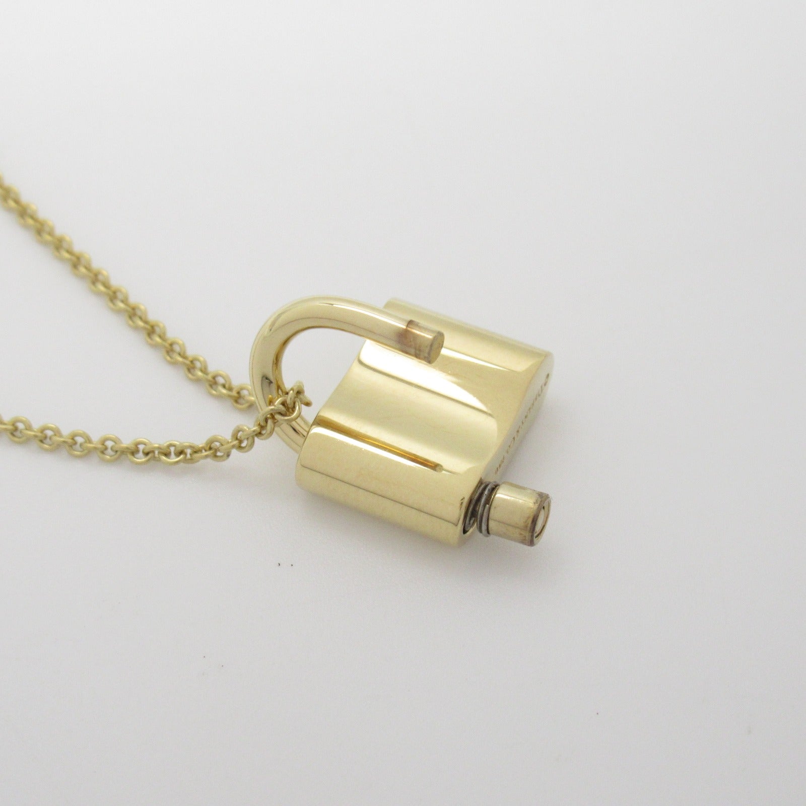 TIFFANY＆CO 18K黃金Padlock Necklace項鍊
