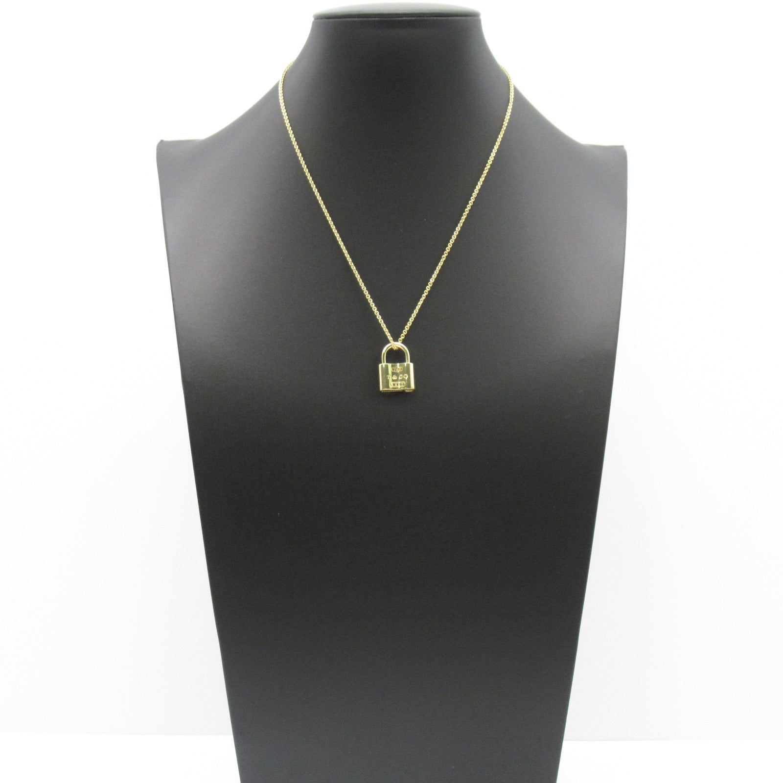 TIFFANY＆CO 18K黃金Padlock Necklace項鍊