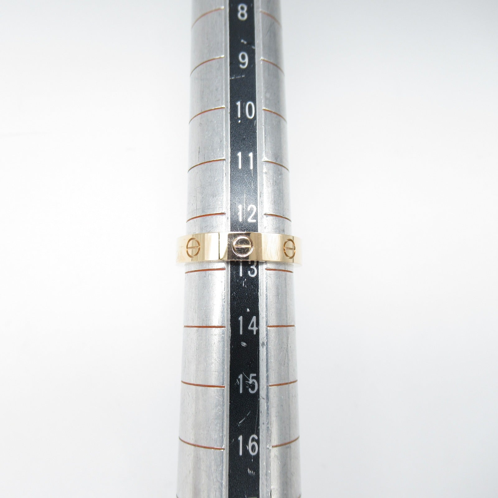 CARTIER 18K玫瑰金Love Wedding Band 1 Diamond鑽石戒指Cartier#53/US#6.5