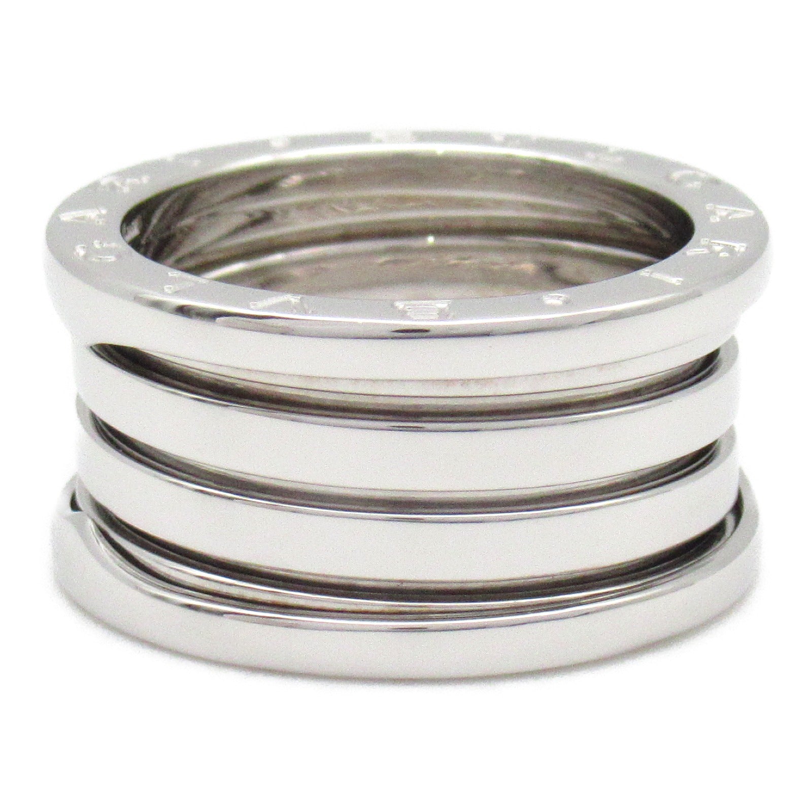 BVLGARI 18K白金B.zero1 Ring戒指Bvlgari#54/US#6.75