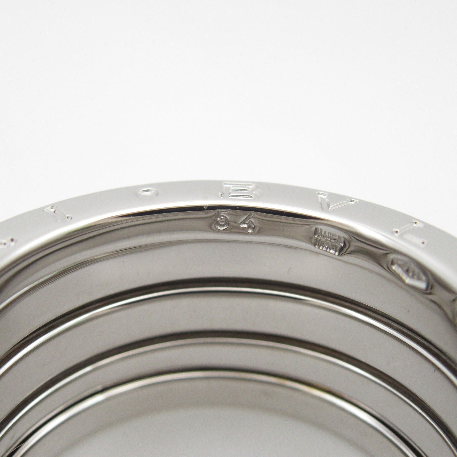 BVLGARI 18K白金B.zero1 Ring戒指Bvlgari#54/US#6.75
