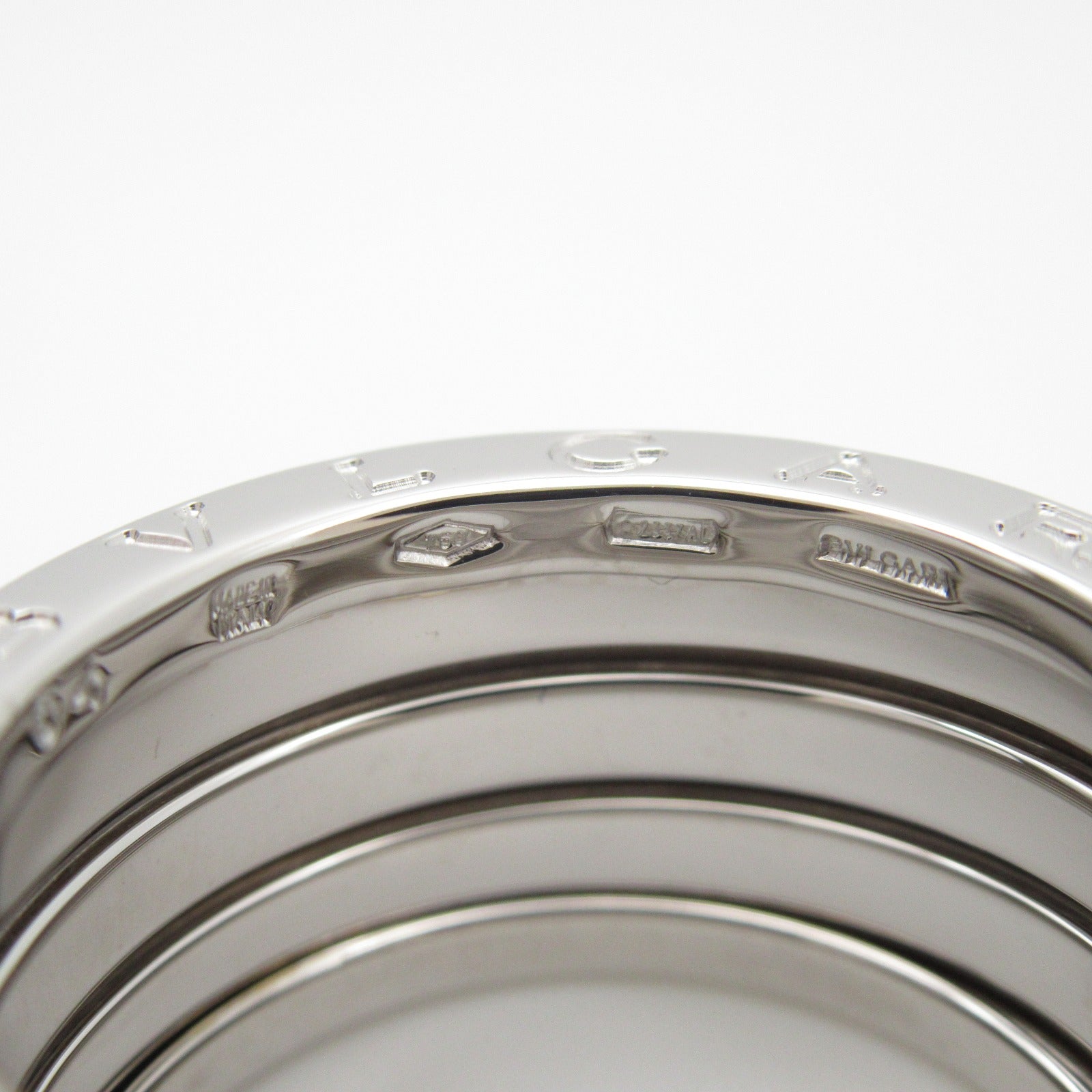 BVLGARI 18K白金B.zero1 Ring戒指Bvlgari#54/US#6.75