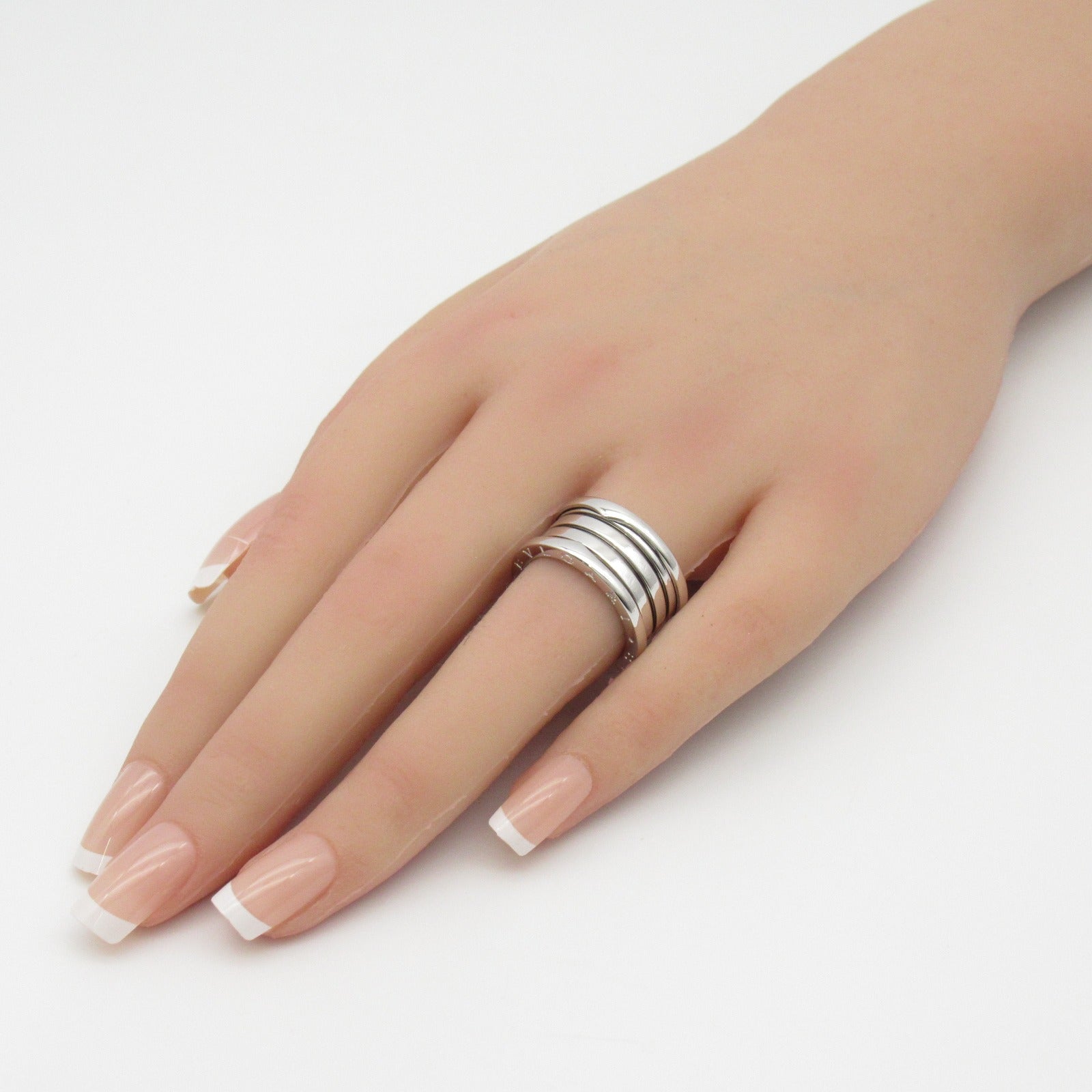 BVLGARI 18K白金B.zero1 Ring戒指Bvlgari#54/US#6.75