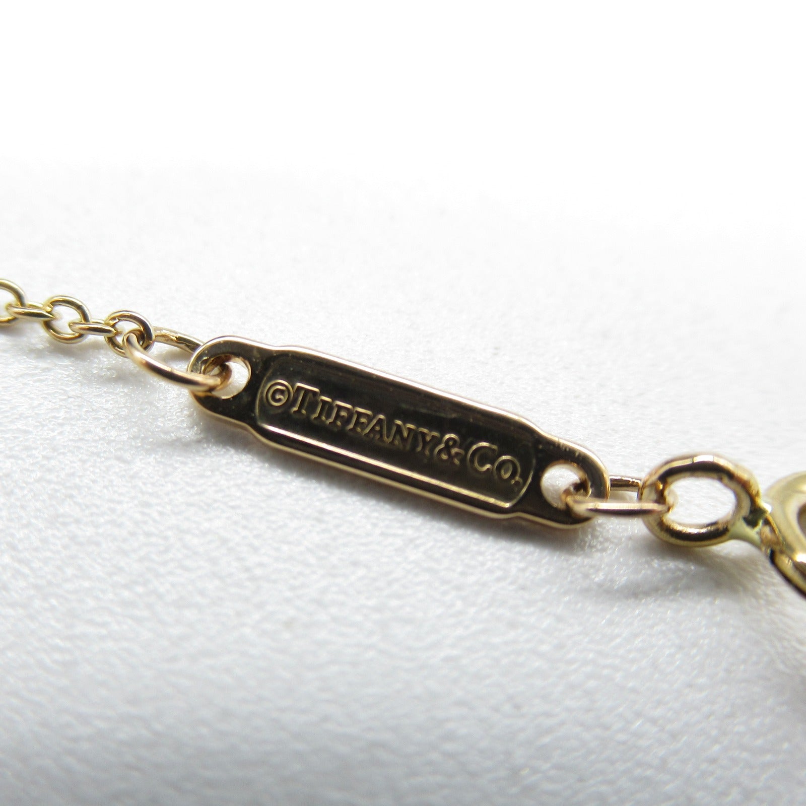 TIFFANY＆CO 18K玫瑰金T Smile Pendant/Necklace鑽石項鍊
