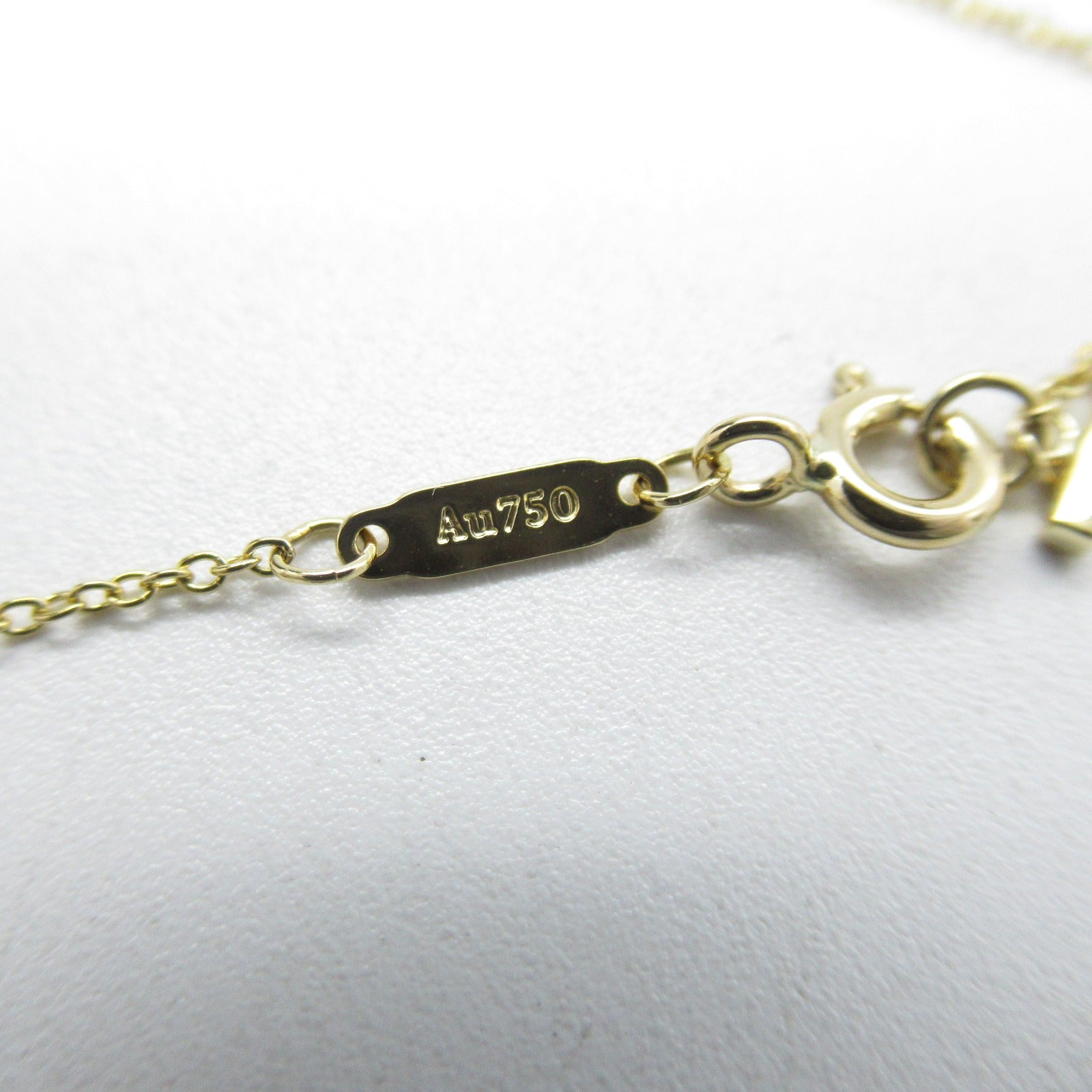 TIFFANY＆CO 18K黃金T Smile Small Necklace項鍊