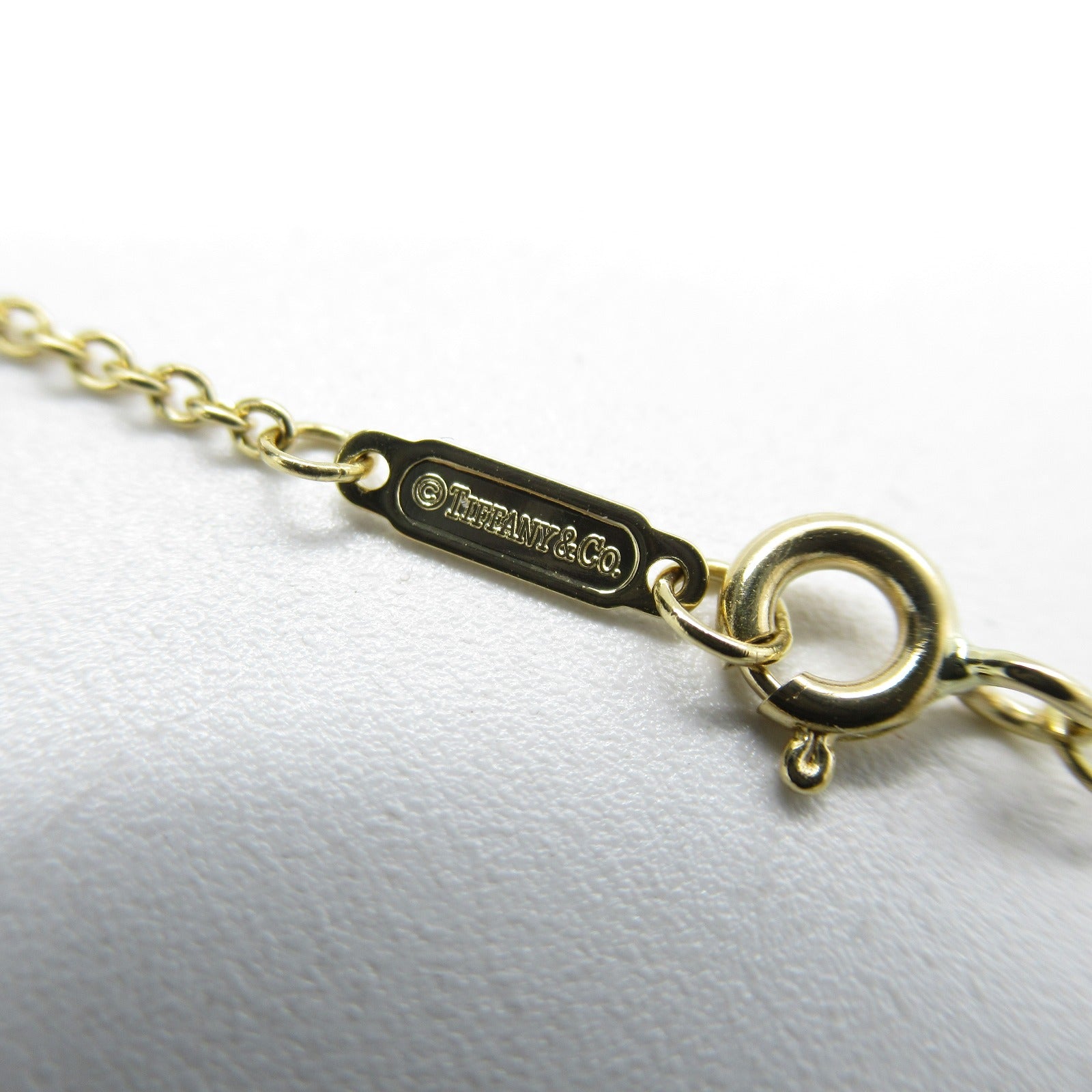 TIFFANY＆CO 18K黃金T Double Chain Bracelet手鏈