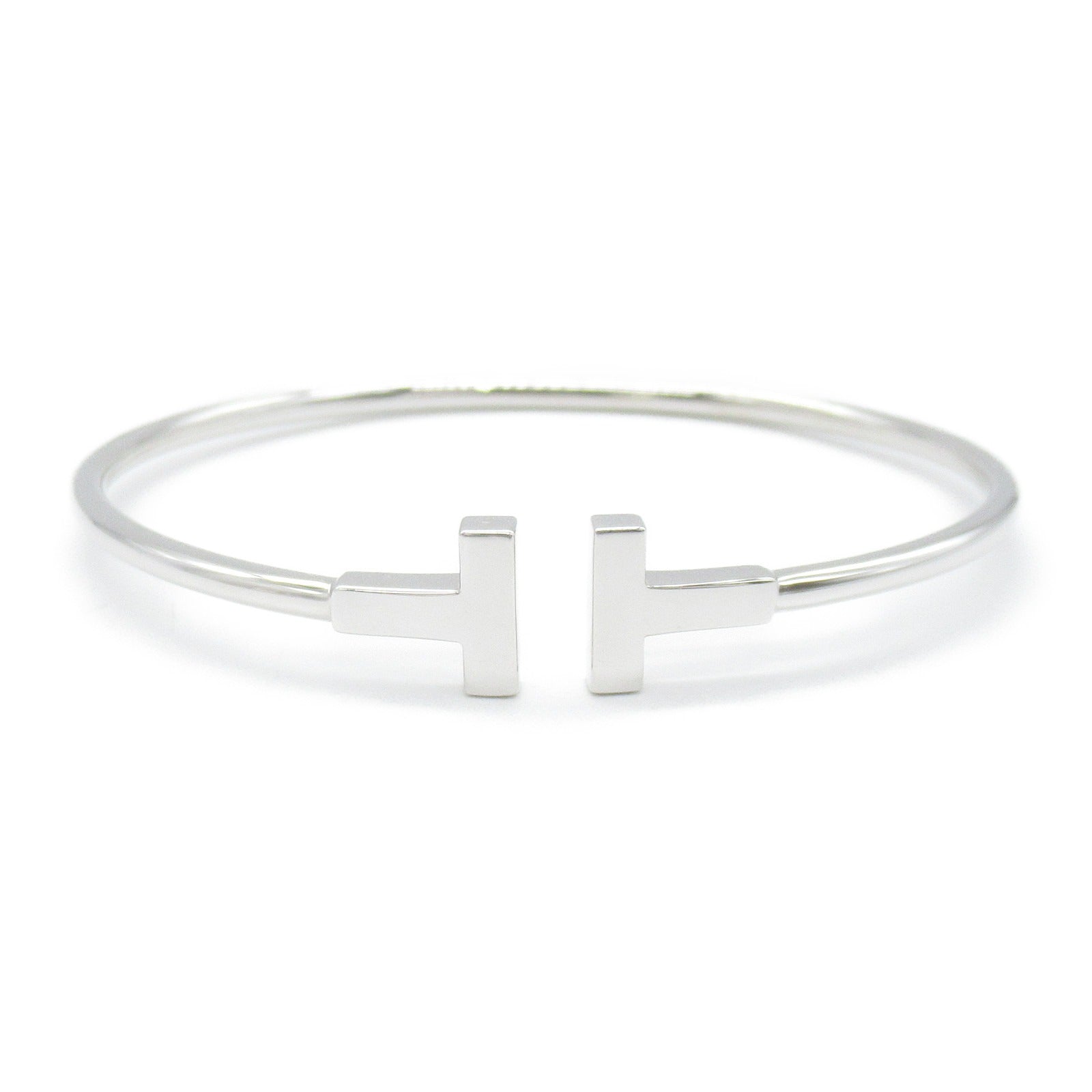 TIFFANY＆CO 18K白金T Wire Bracelet手鐲