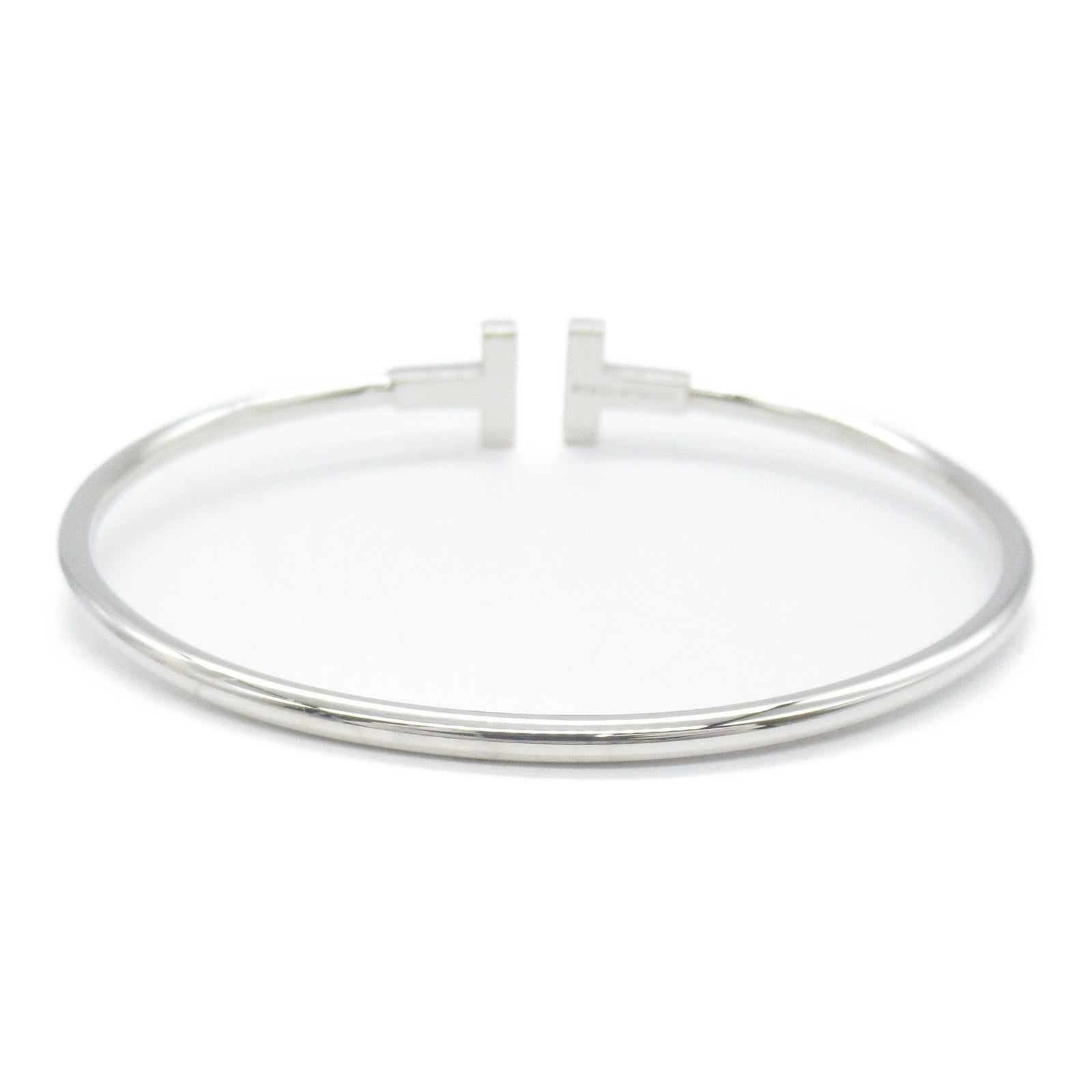 TIFFANY＆CO 18K白金T Wire Bracelet手鐲