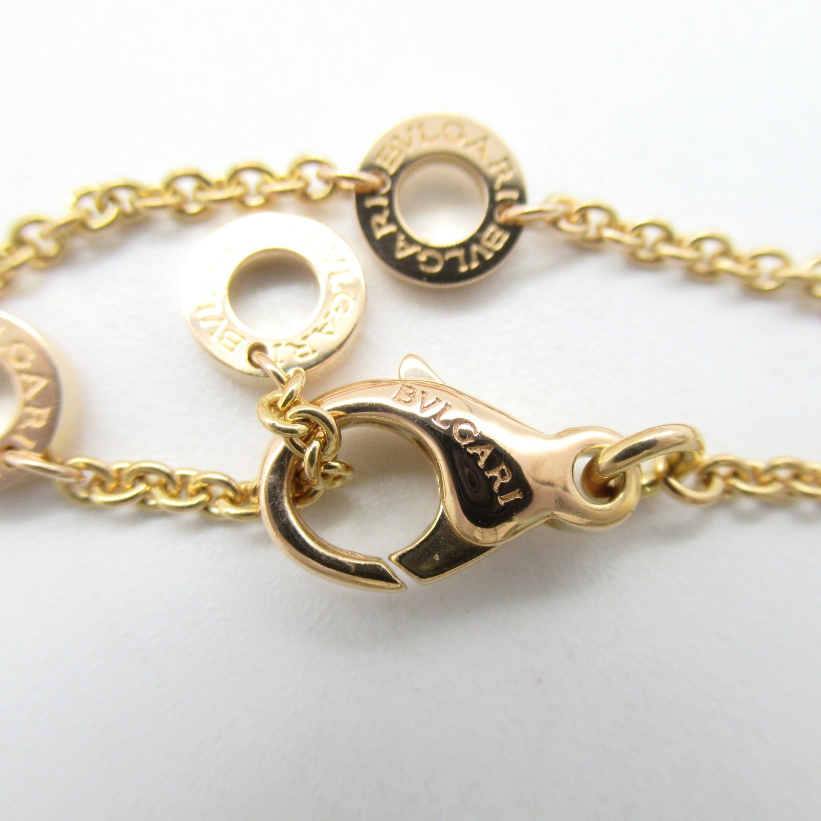 BVLGARI 18K玫瑰金B.zero1 Necklace項鍊