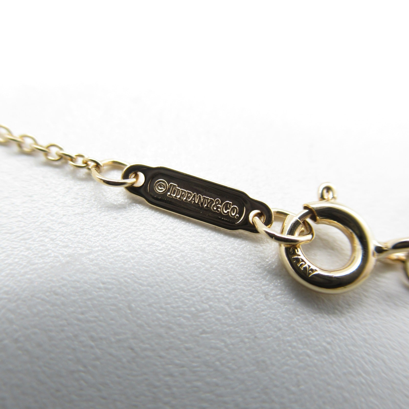 TIFFANY＆CO 18K玫瑰金Victoria Diamond Vine Circle Pendant/Necklace鑽石項鍊