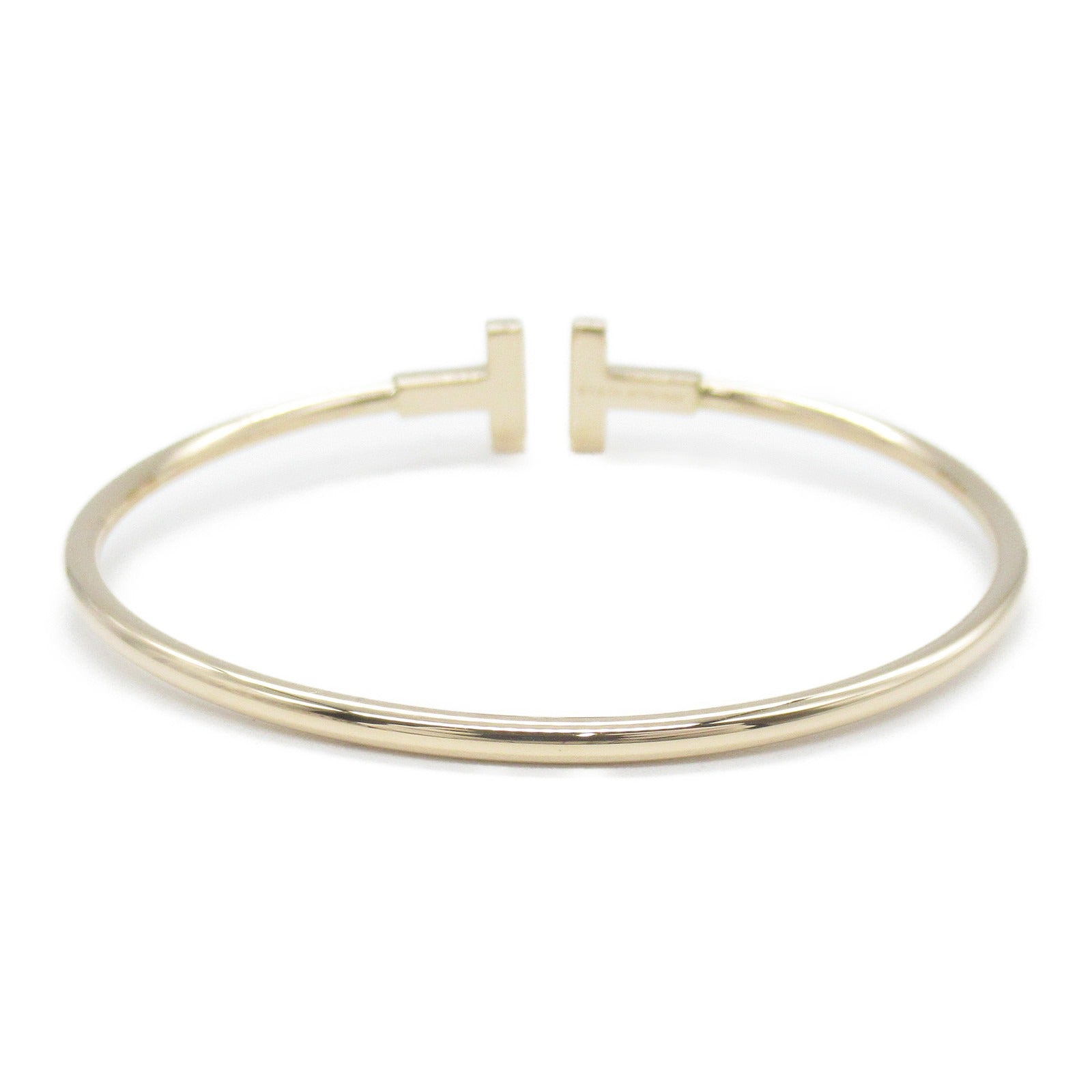 TIFFANY＆CO 18K玫瑰金T Wire Diamond Bracelet鑽石手鐲