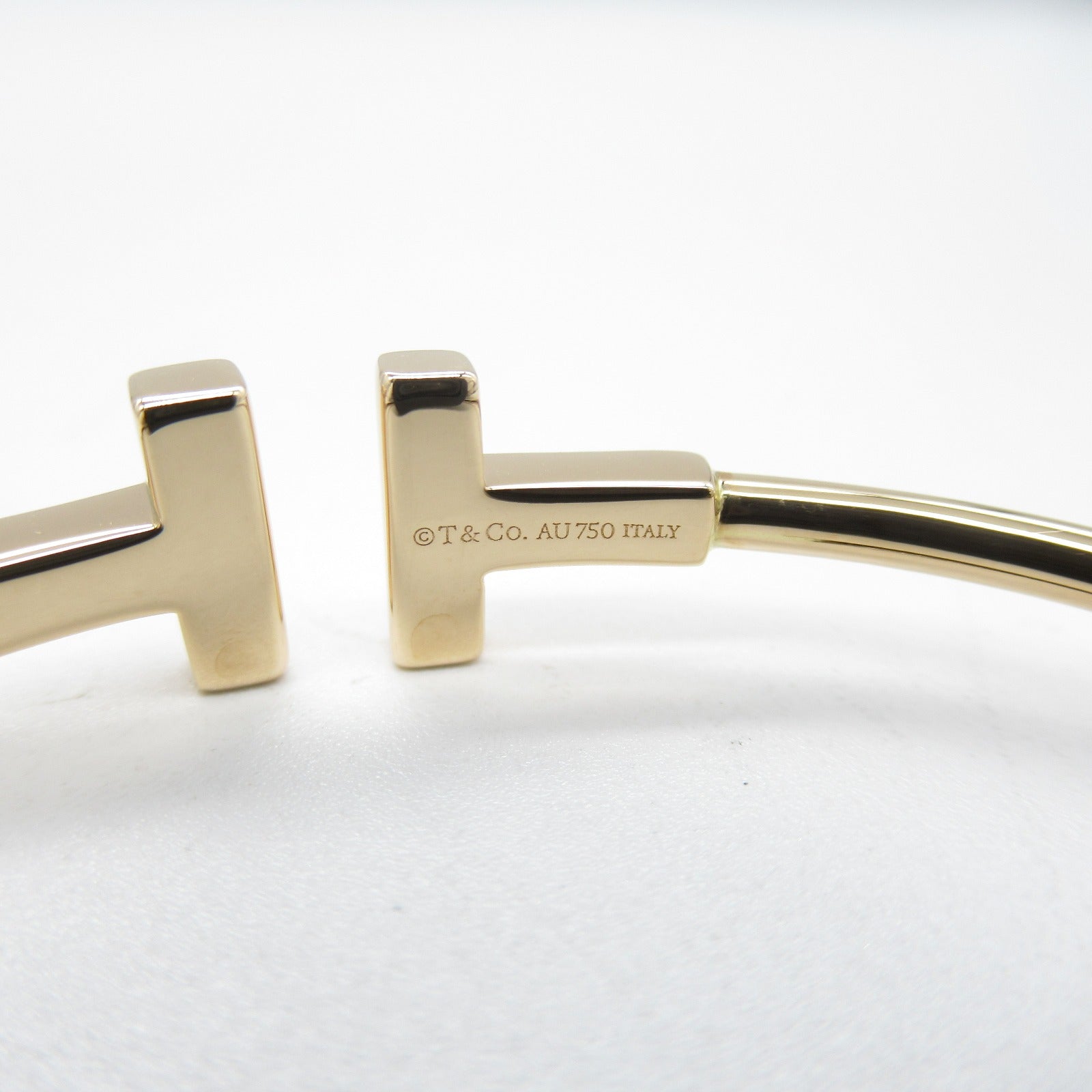 TIFFANY＆CO 18K玫瑰金T Wire Diamond Bracelet鑽石手鐲
