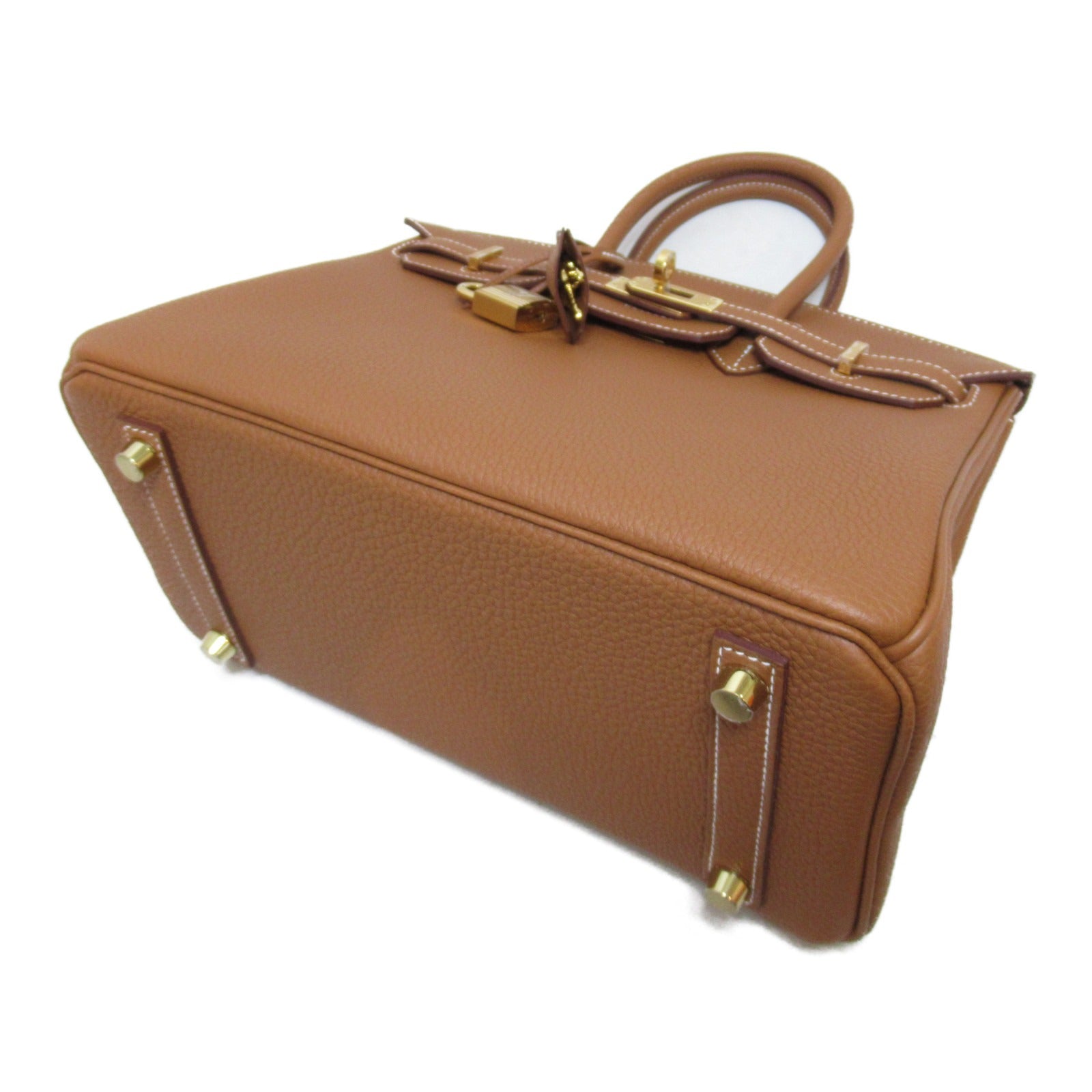 HERMES Togo皮革Birkin 25金扣手挽袋Gold