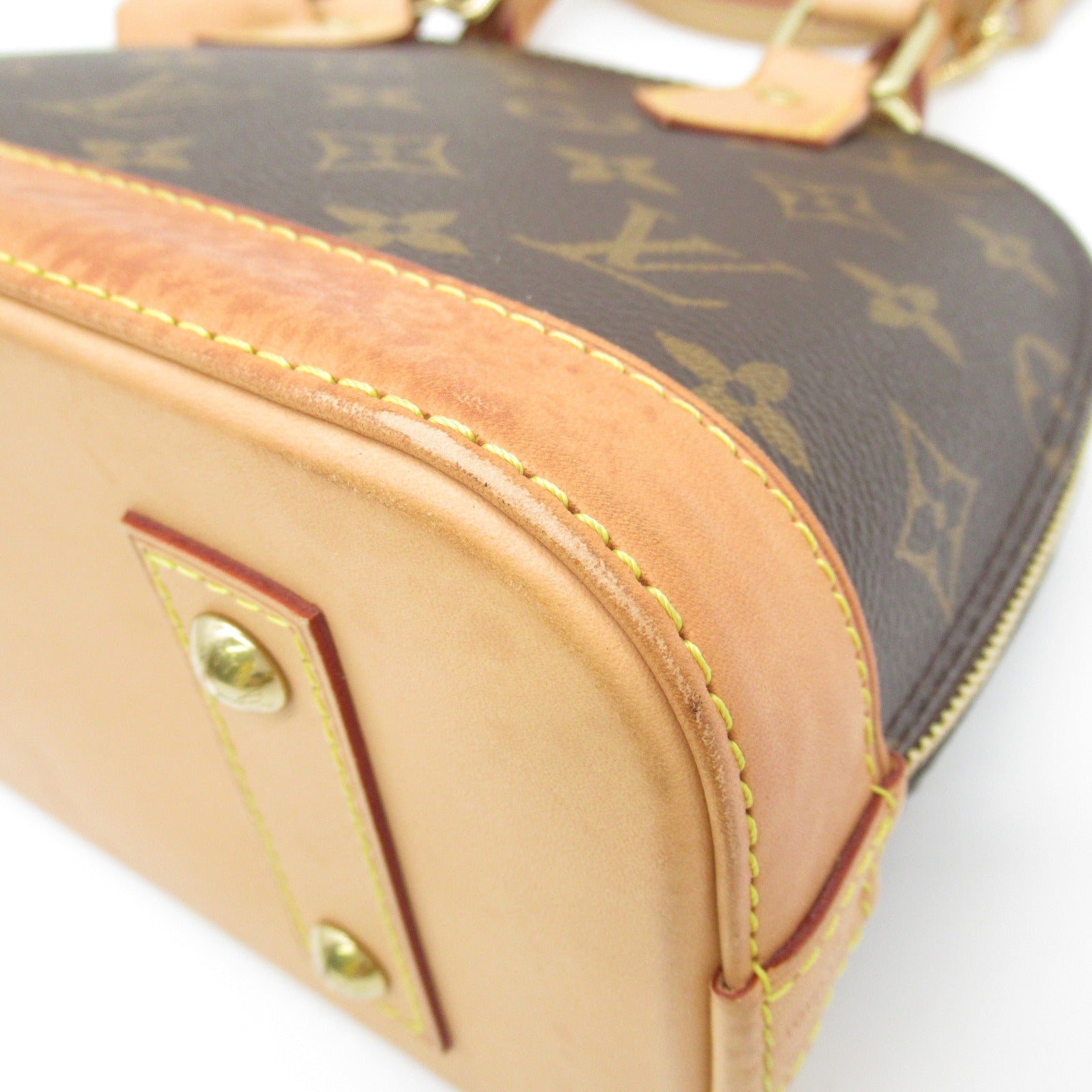 LOUIS VUITTON Monogram Alma BB手挽肩背兩用袋啡色