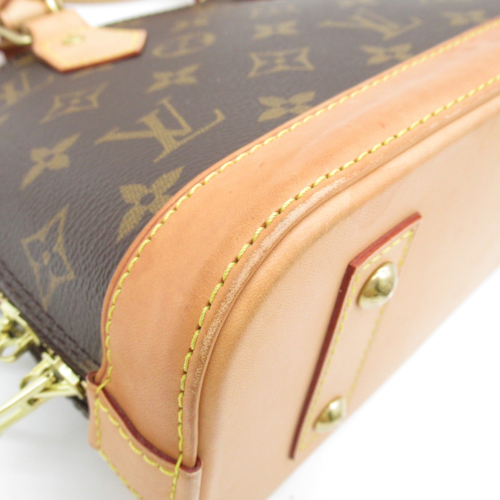 LOUIS VUITTON Monogram Alma BB手挽肩背兩用袋啡色