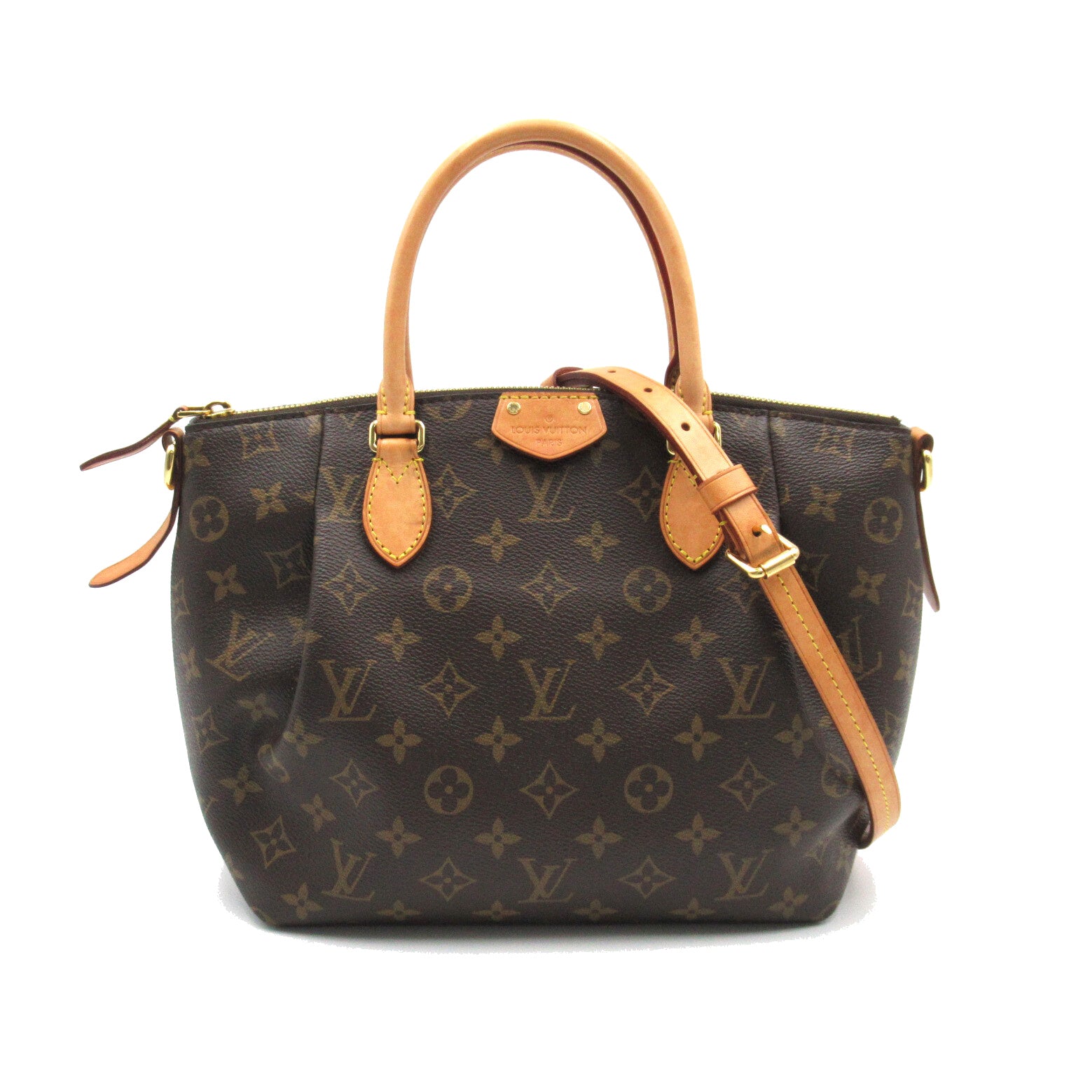 LOUIS VUITTON Monogram Turenne PM手挽肩背兩用袋啡色
