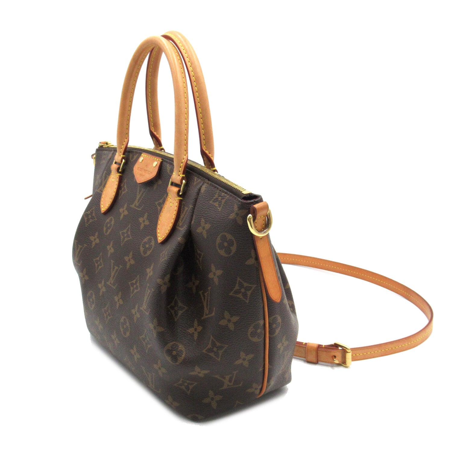 LOUIS VUITTON Monogram Turenne PM手挽肩背兩用袋啡色